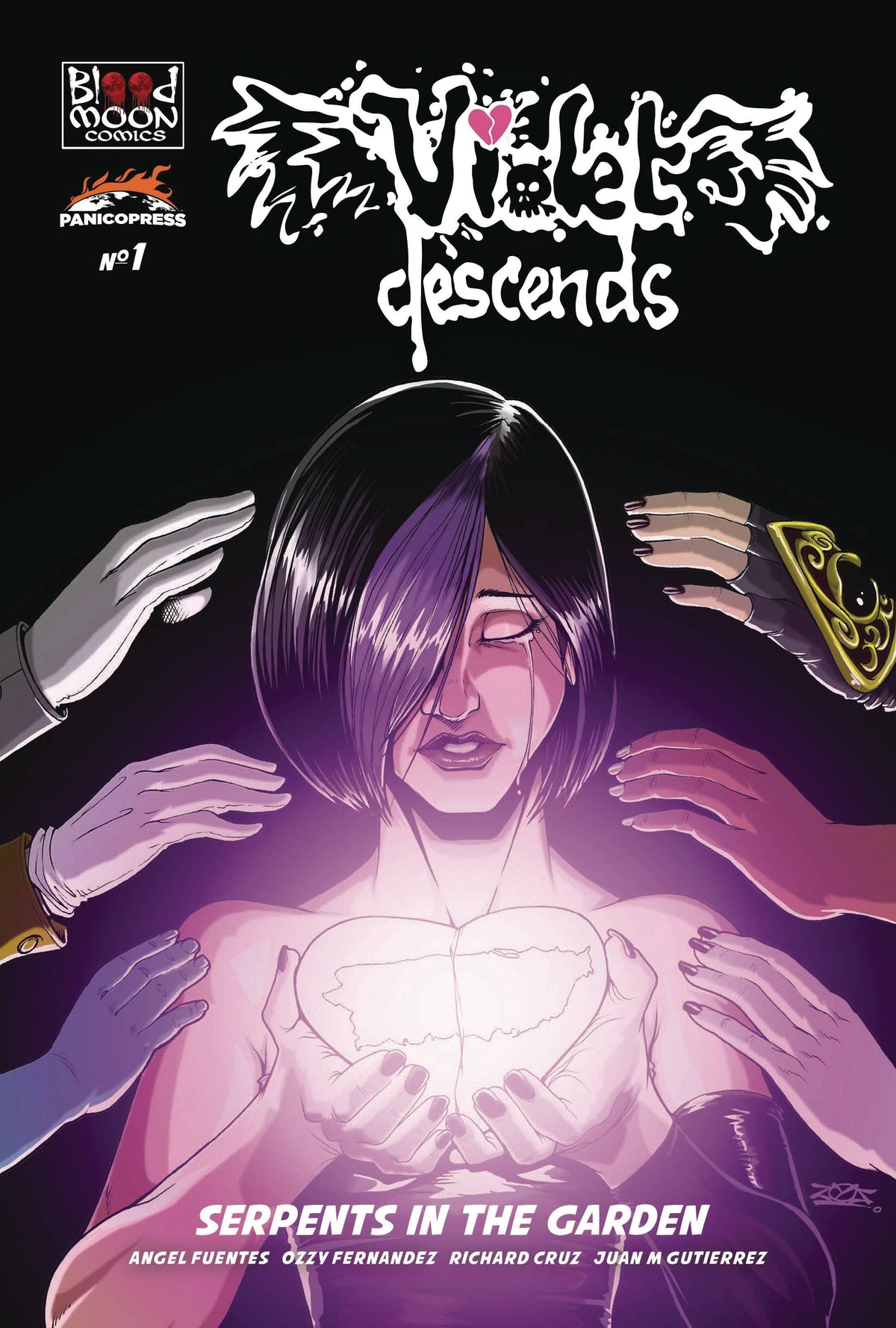 BLOOD MOON COMICS LLC Comic Books VIOLET DESCENDS VOL 2 #1 (OF 4) CVR B OZZY FERNANDEZ (MR) 85003206466800121 APR241355