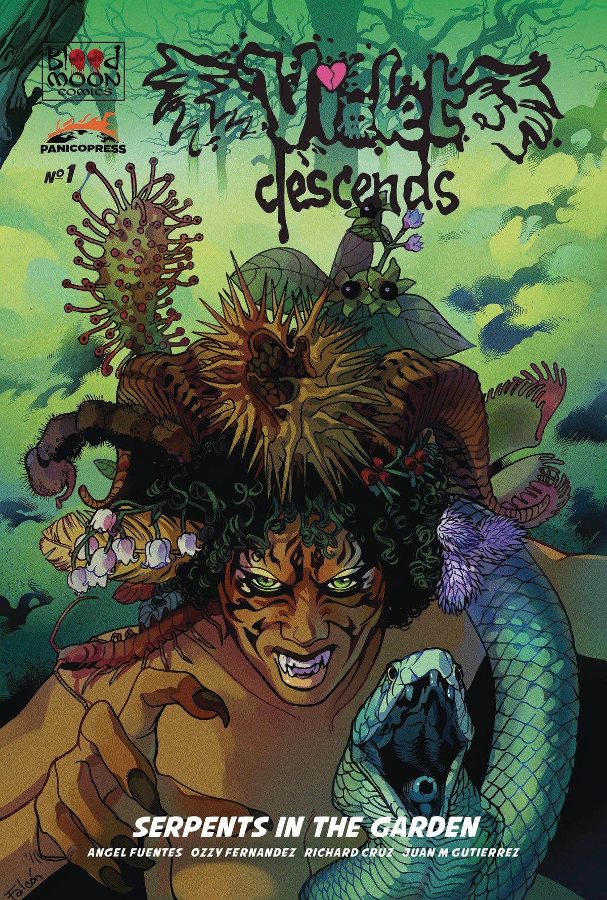 BLOOD MOON COMICS LLC Comic Books VIOLET DESCENDS VOL 2 #1 (OF 4) CVR C FALCON & AGUIRRE (MR) 85003206466800131 APR241356