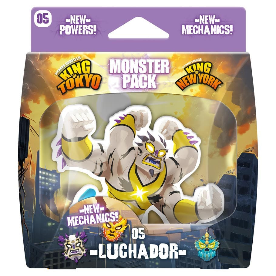 Blue Orange Board Games > Large Box Games > Expansions King of Tokyo: Monster Pack 5: Luchador 3701551703613 IEL70361