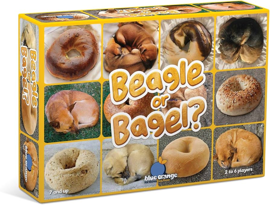 Blue Orange Board Games > Small Box Games Beagle or Bagel? 803979073019 BOG 07301