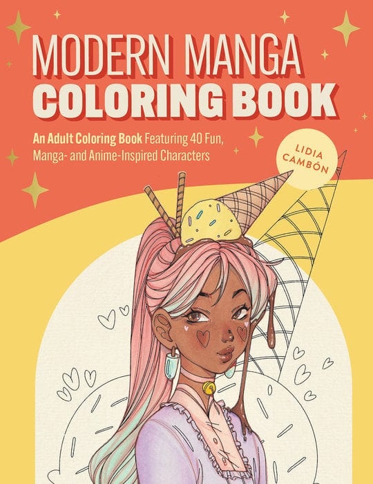 Blue Star Press Books > Coloring Books The Modern Manga Coloring Book 9781963183351