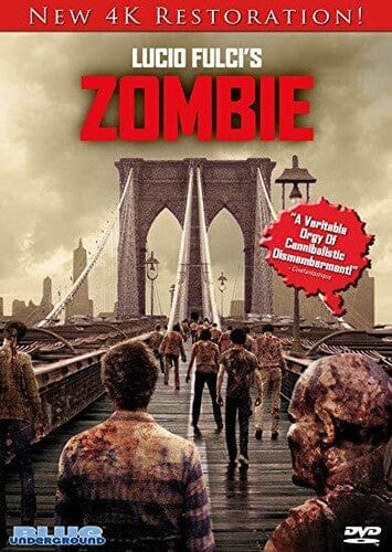 Blue Underground Movies DVD: Zombie 827058118491 BLUG1184DVD