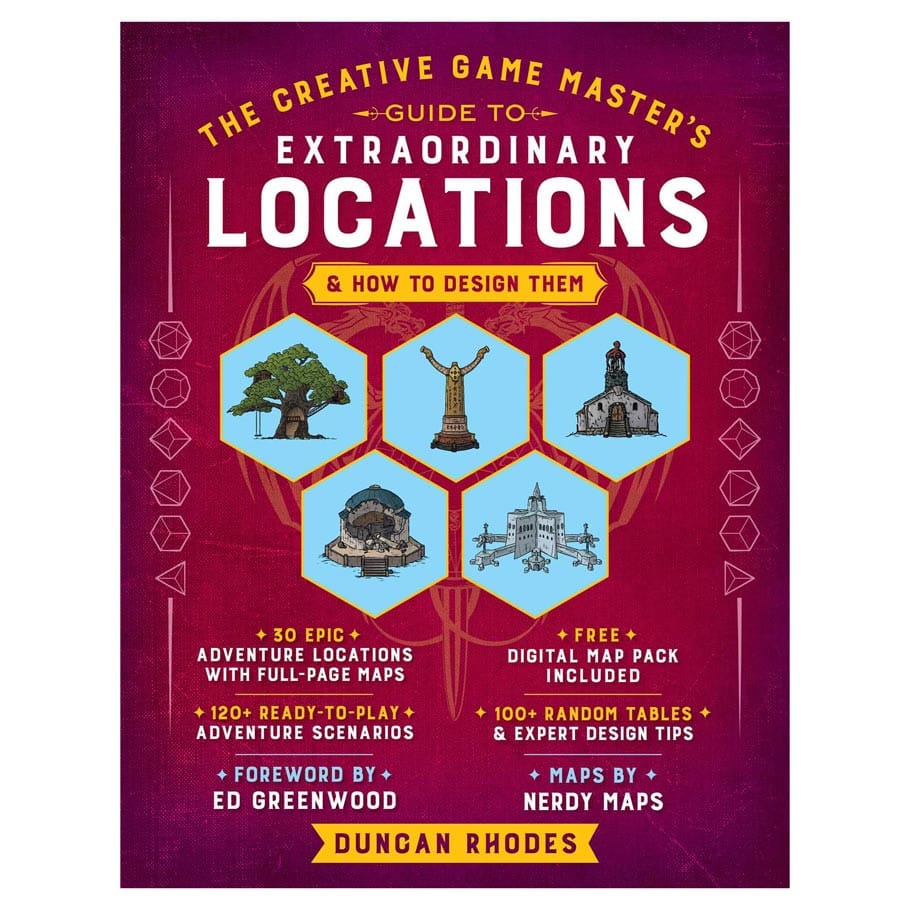 Bluestone Books Tabletop Games > Role-Playing Games > Accessories The Creative Game Master's Guide to Extraordinary Locations 9781965636305 BSB36305