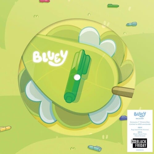 Bluey Music > Vinyl Records Bluey - Rug Island /  Bluey Theme Tune - Limited Picture Disc 7-Inch [Import] (Limited Edition, Picture Disc Vinyl) 5014797912205 DMON9791220.7