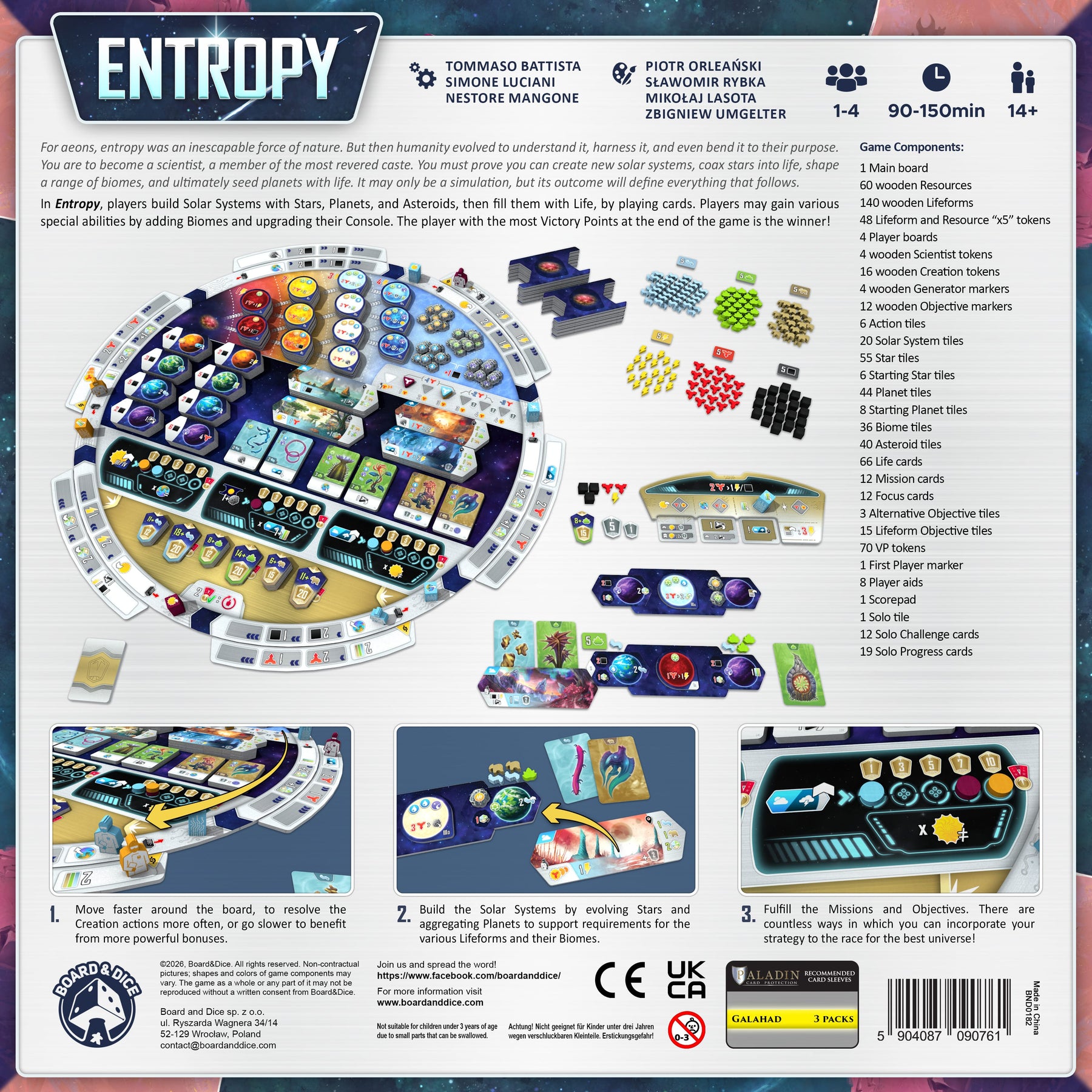 Board and Dice Board Games > Large Box Games Entropy 5904087090761 BND0182