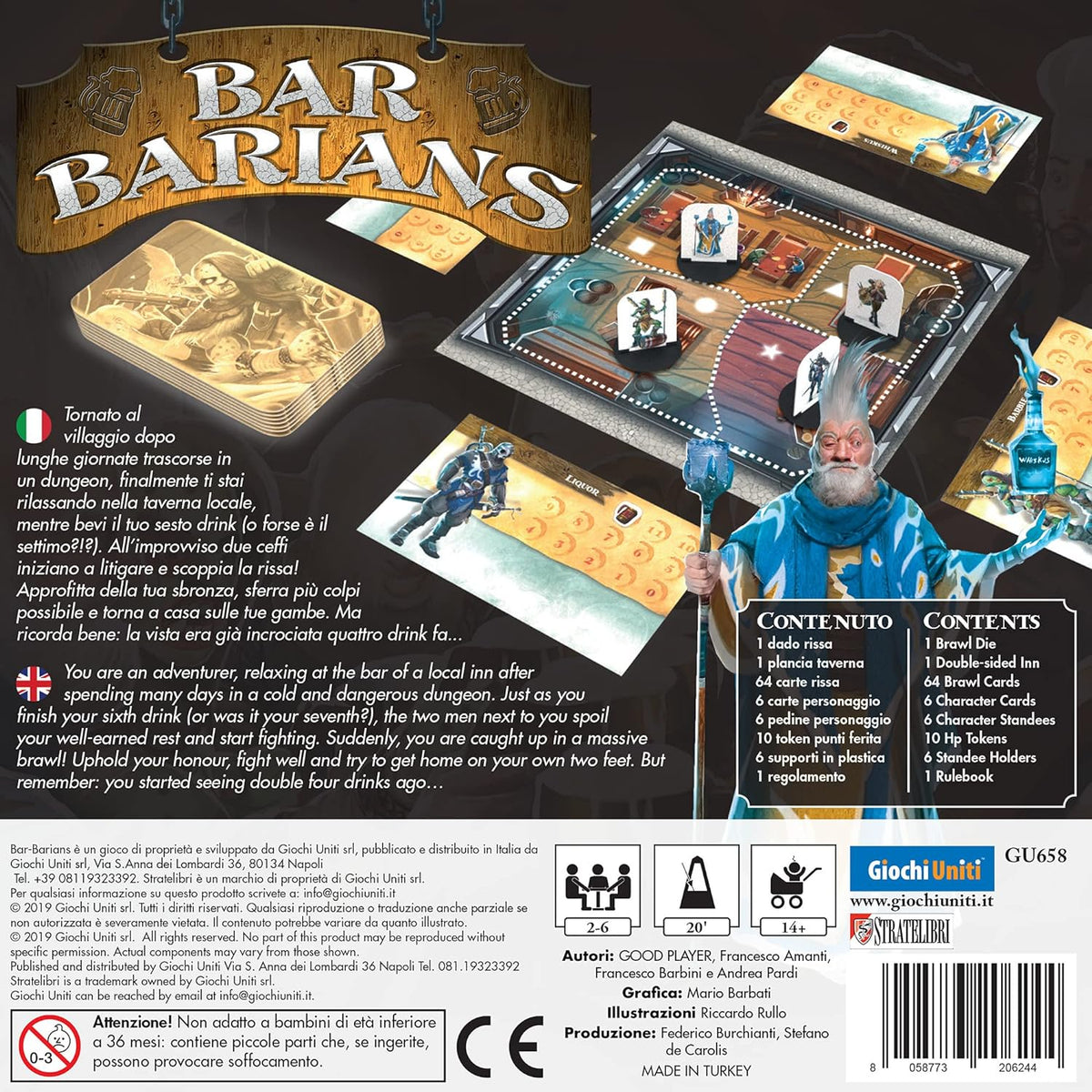 --- Board Games > Large Box Games Bar Barians 8058773206244 GU658