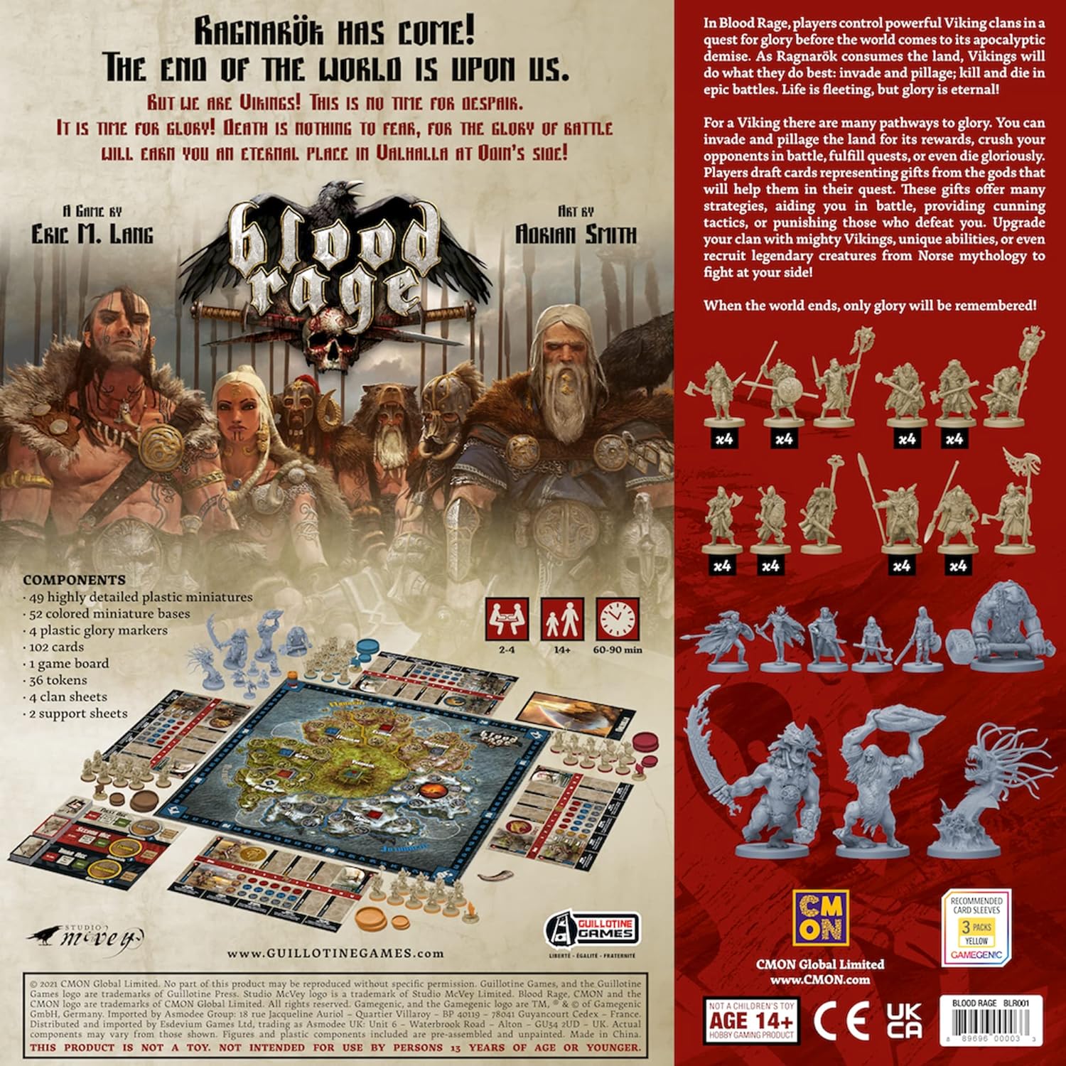 CMON Board Games > Large Box Games Blood Rage: Core Box 889696000033 BLR001