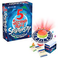 --- Board Games > Party Games 5-Second Rule: Spintensity 093514074384 PLM7438