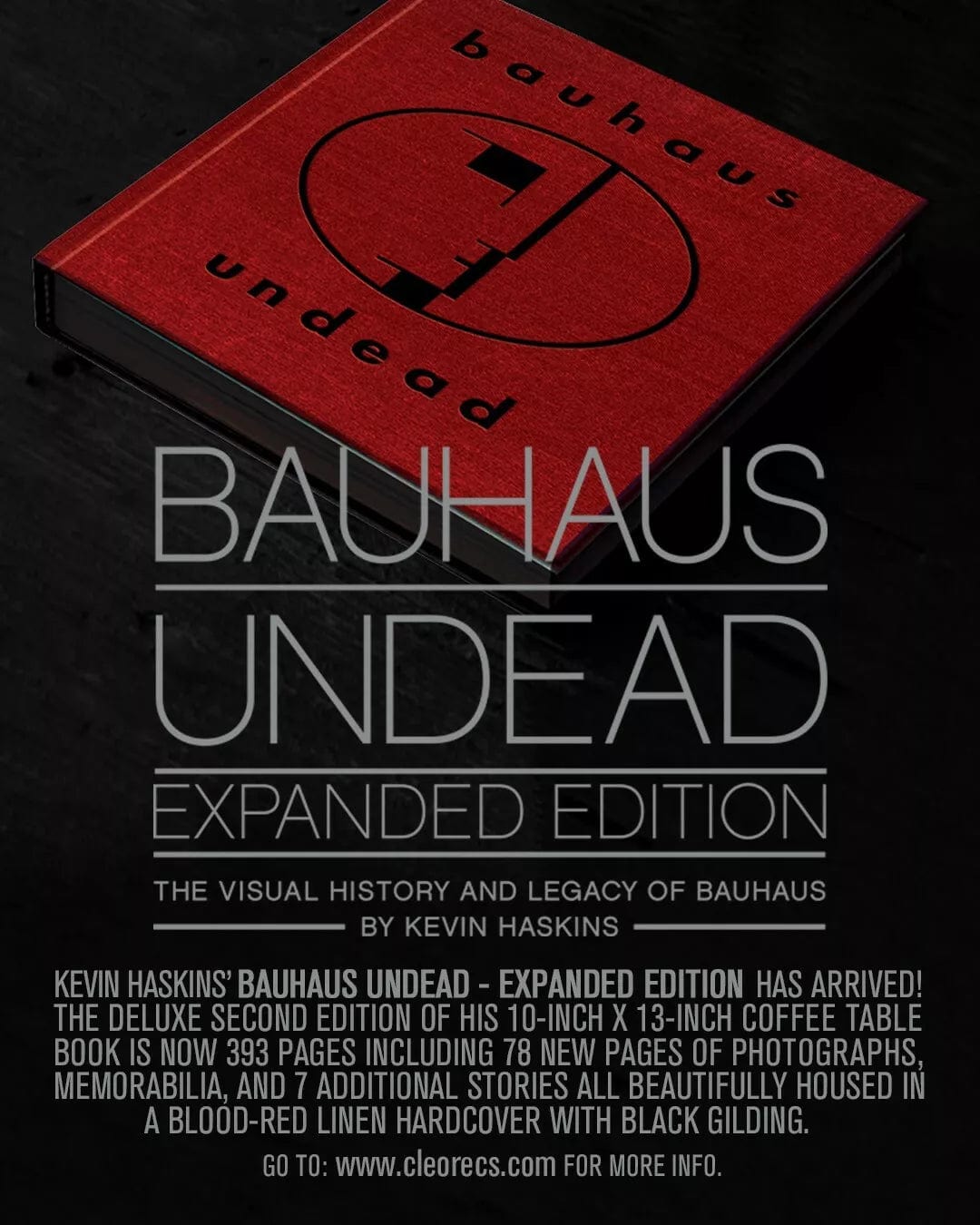 --- Books Bauhaus Undead, The Visual History Legacy of Bauhaus, Expanded Edition 889466204159