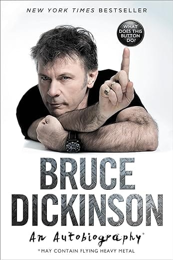 --- Books Bruce Dickinson, An Autobiography 9780062468147