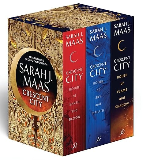 --- Books > Fiction Sarah J. Maas - Crescent City Paperback Box Set 9781639736386