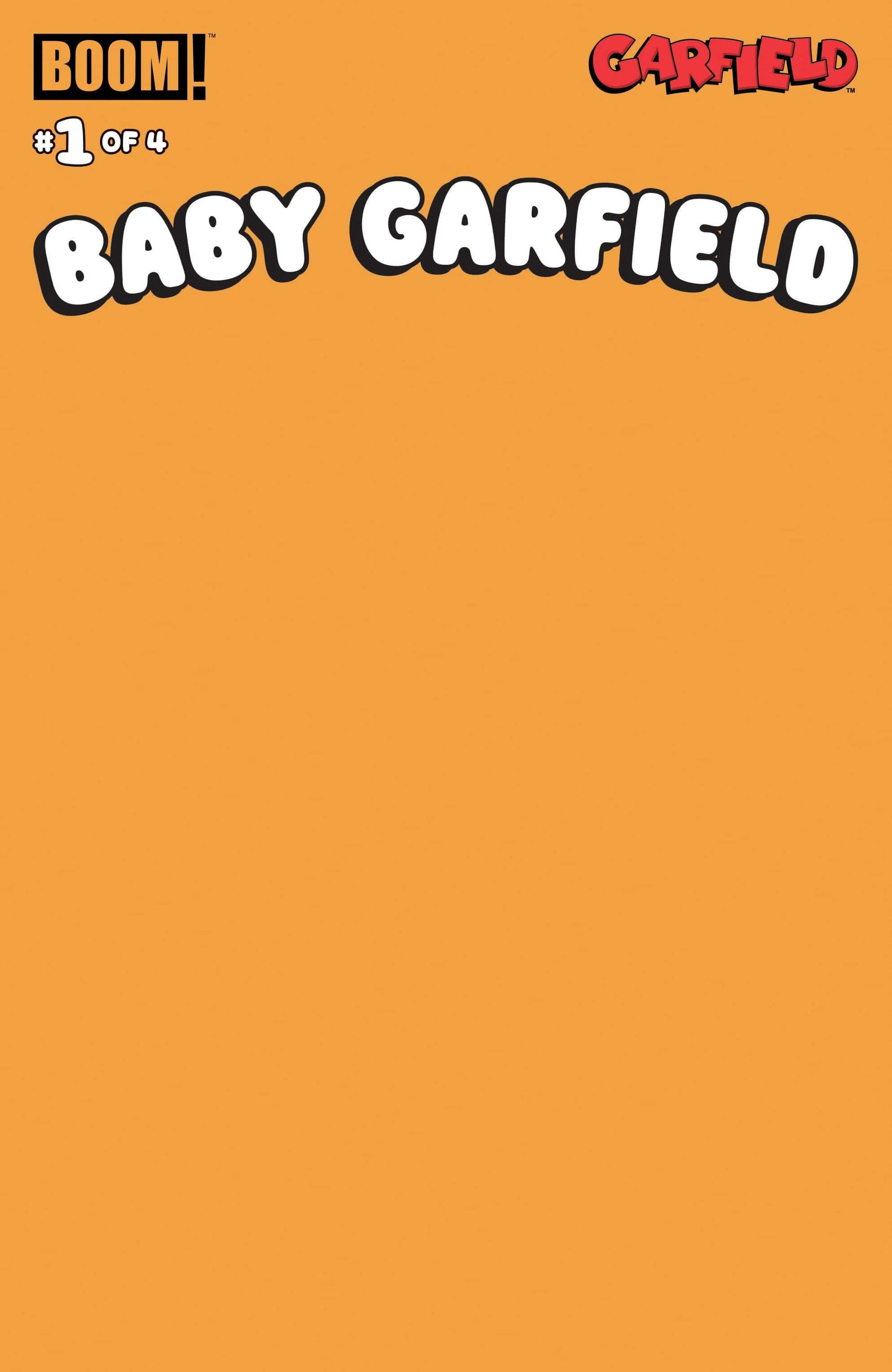 Baby Garfield #1 D Blank Sketch Orange Variant (Dressed, Sketch)