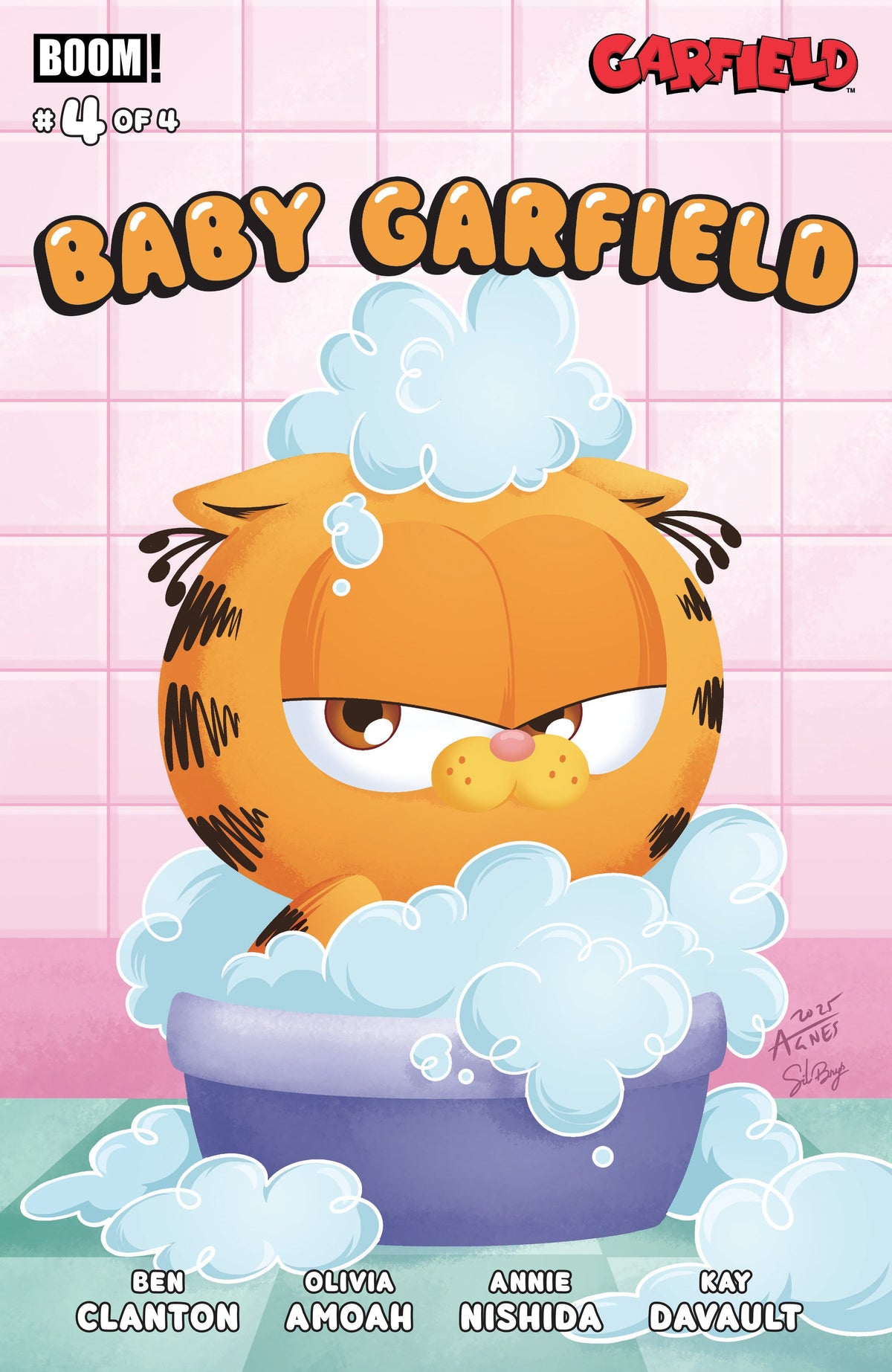 Boom Entertainment Comic Books Baby Garfield #4 A Main (Dressed, Garbowska) 84428401320804011 PRH-84428401320804011