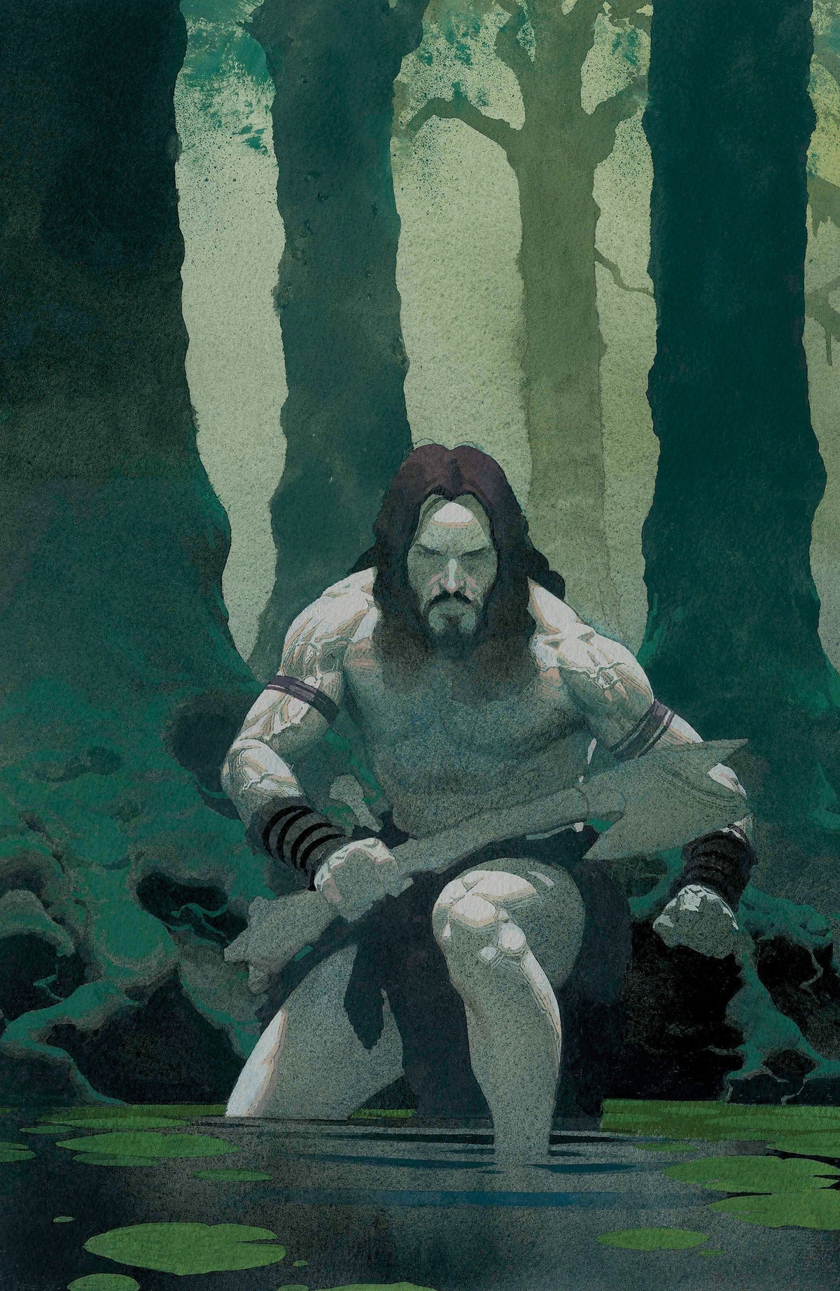 Boom Entertainment Comic Books BRZRKR: Light Draws Breath #1 J Unlimited Variant (Full Art, Ribic) 84428401331401101 PRH-84428401331401101