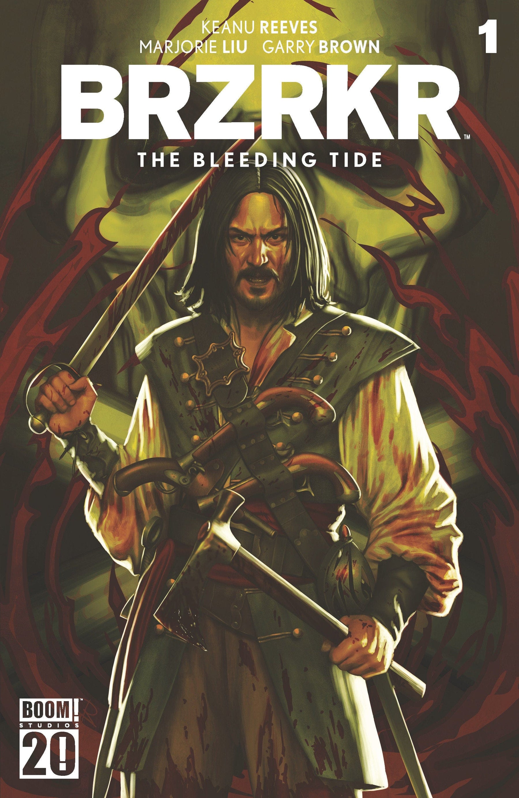BRZRKR: The Bleeding Tide #1 B Variant (Dressed, Puebla)