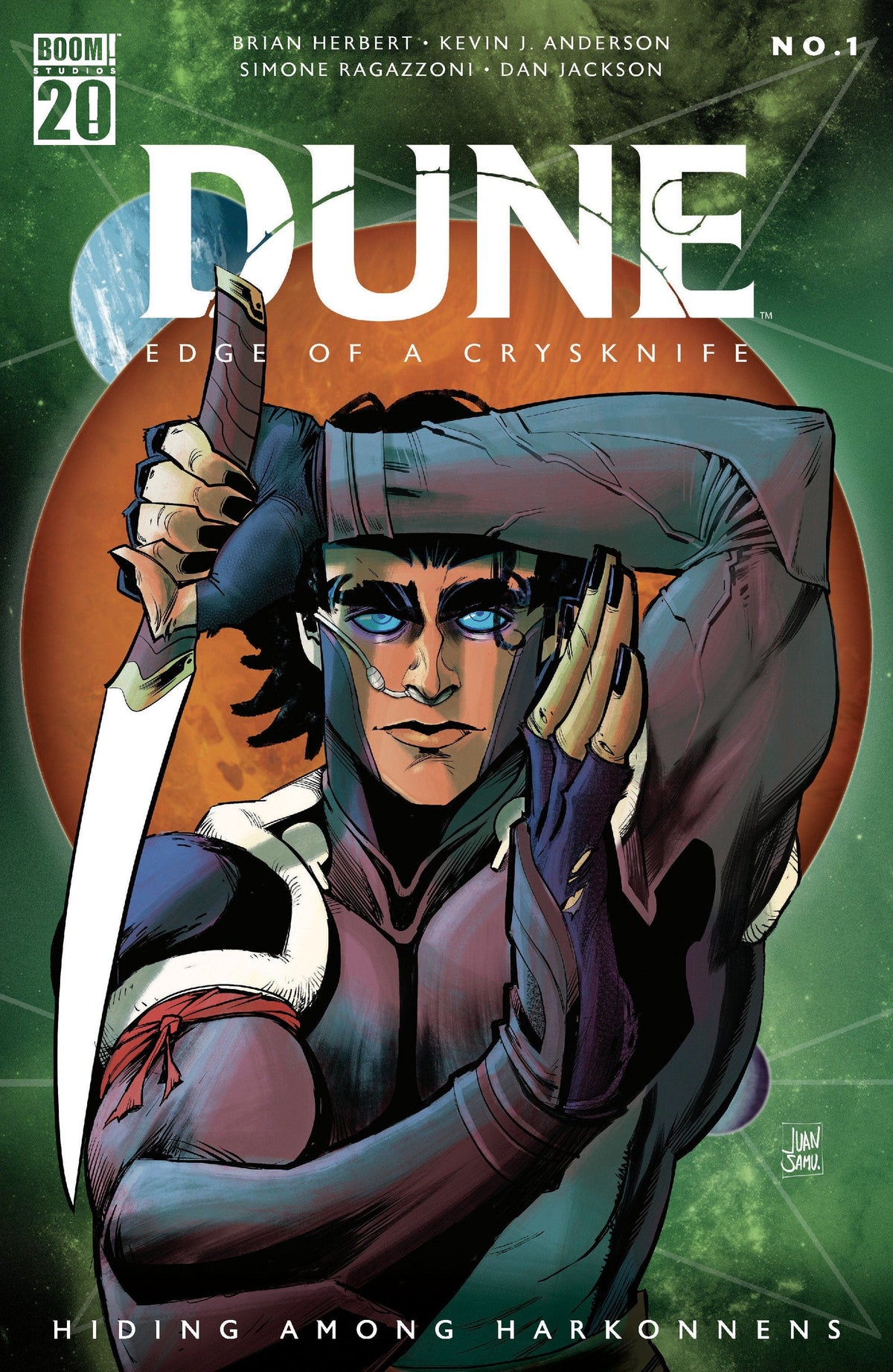Boom Entertainment Comic Books Dune: Edge of a Crysknife: Hiding Among Harkonnens #1 B Variant (Dressed, Samu) 84428401267601021 PRH-84428401267601021