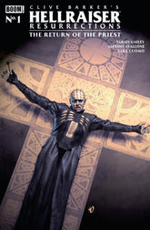 Boom Entertainment Comic Books Hellraiser: Resurrections - The Return of the Priest #1 G FOC Reveal Variant (Dressed, Olivetti) (Release Date: 09/30/2026) 84428401364205071 PRH-84428401364205071