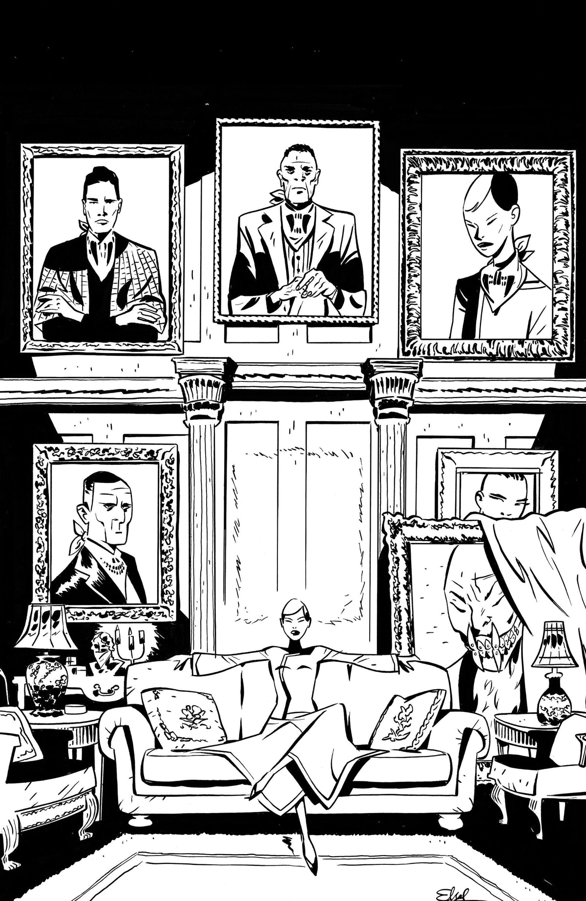 Boom Entertainment Comic Books > Incentives Fall of the House of Slaughter #1 D 1:10 INCV (Full Art, Charretier) 84428401330701041 PRH-84428401330701041