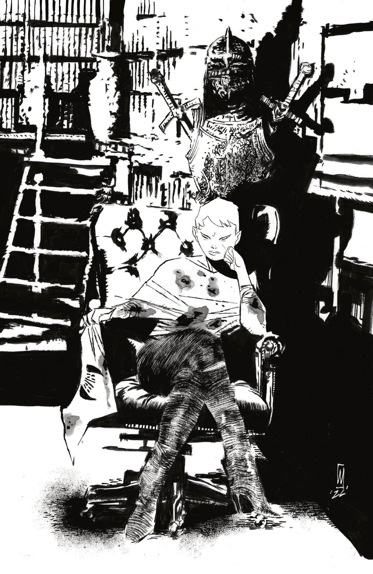Boom Entertainment Comic Books > Incentives Fall of the House of Slaughter #4 F 1:25 INCV (Full Art, Dell'Edera) (Release Date: 08/19/2026) 84428401330704061 PRH-84428401330704061