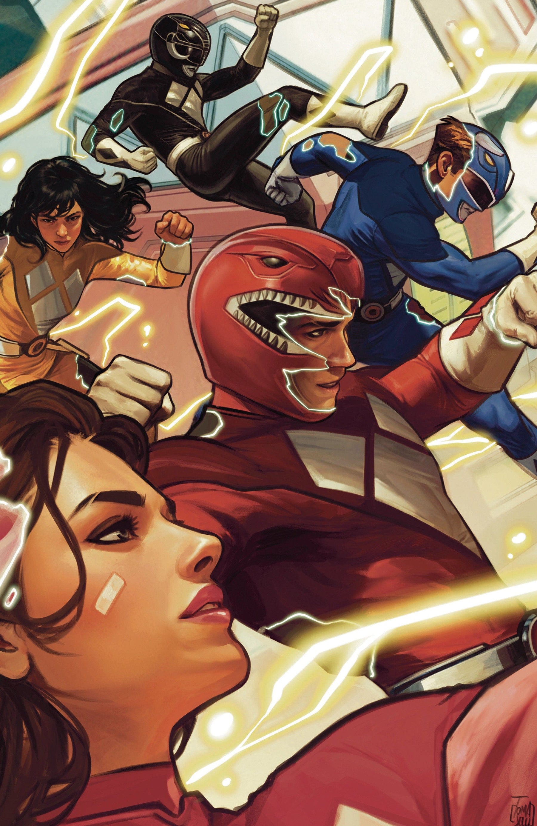 Mighty Morphin Power Rangers (2026) #1 H 1:25 INCV Variant (Full Art, Tomaselli)