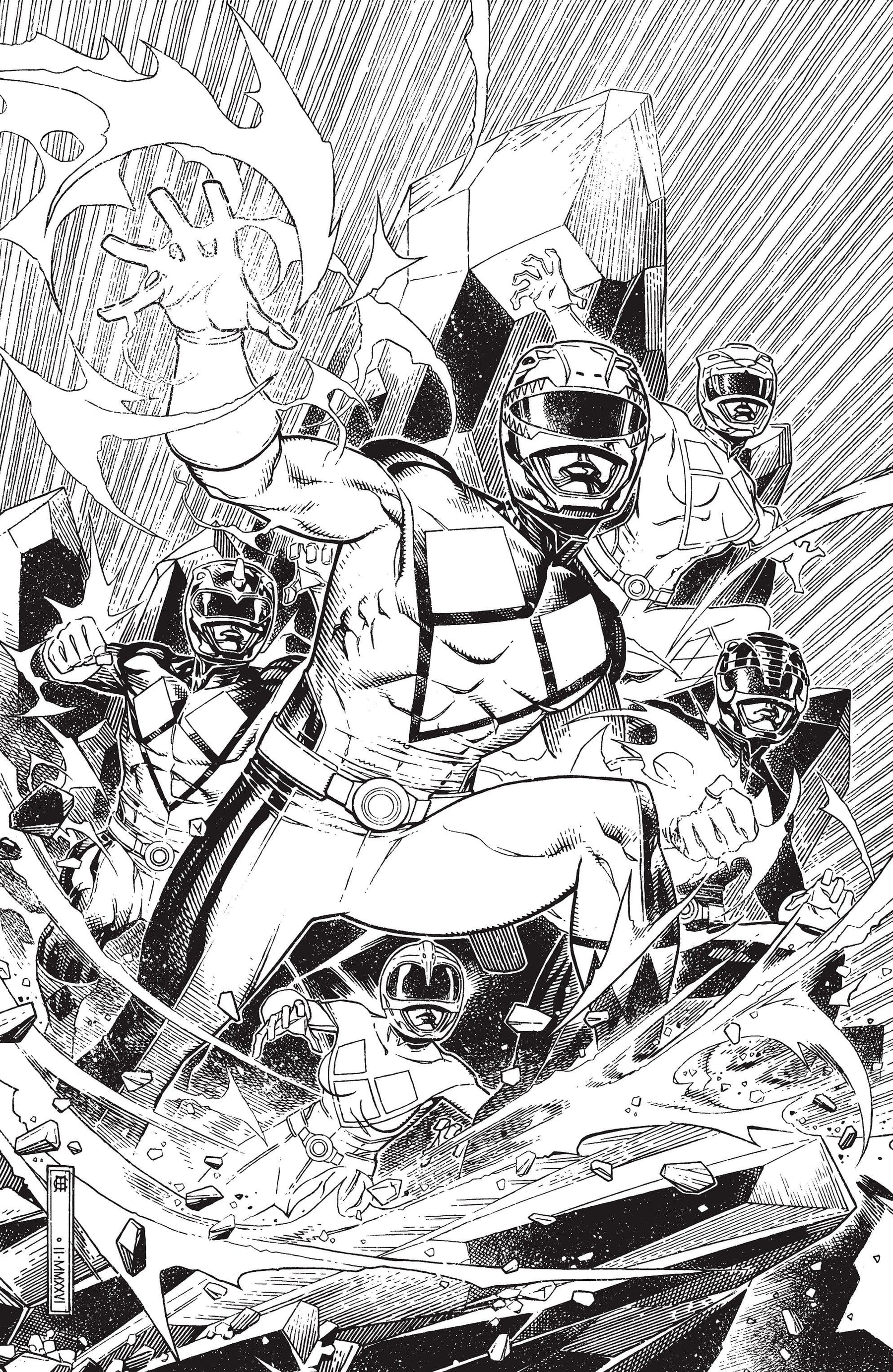 Mighty Morphin Power Rangers (2026) #1 I 1:50 INCV Variant (Full Art, Cheung)