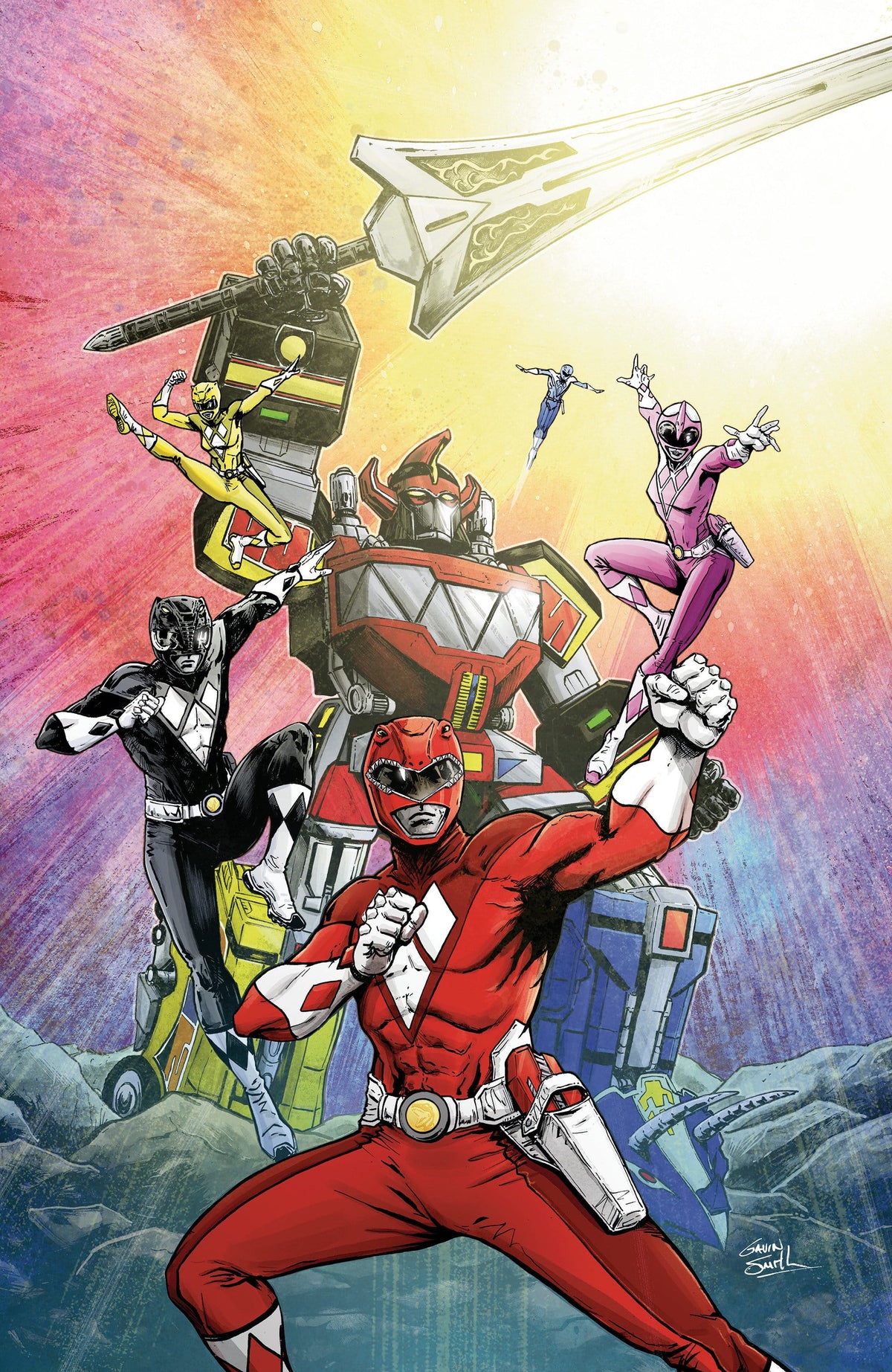 Boom Entertainment Comic Books > Incentives Mighty Morphin Power Rangers (2026) #2 I 1:50 INCV (Full Art, Smith) 84428401334502091 PRH-84428401334502091