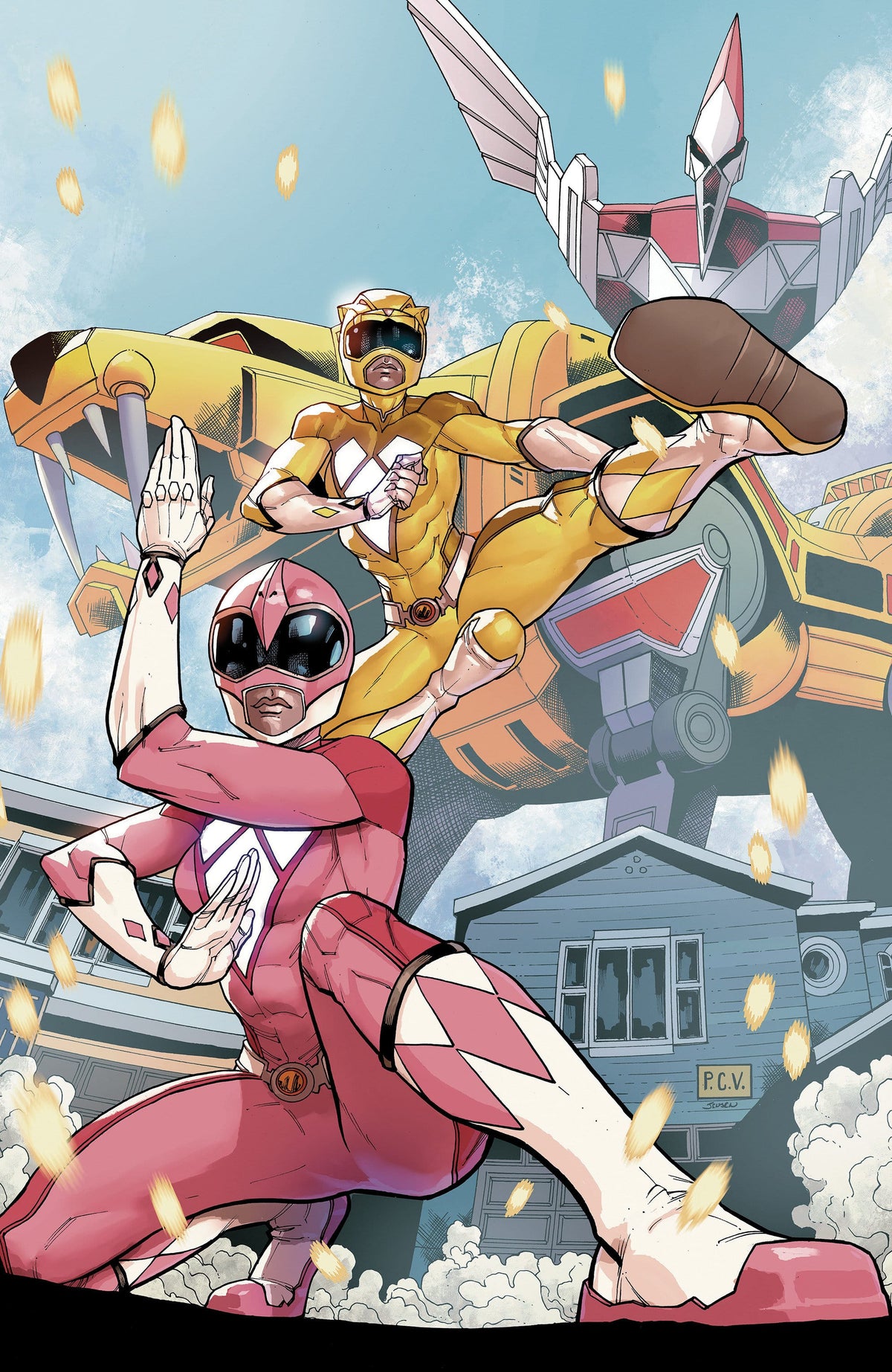Boom Entertainment Comic Books > Incentives Mighty Morphin Power Rangers (2026) #3 F 1:10 INCV Foil Variant (Full Art, Foil, Sevy) (Release Date: 08/26/2026) 84428401334503061 PRH-84428401334503061