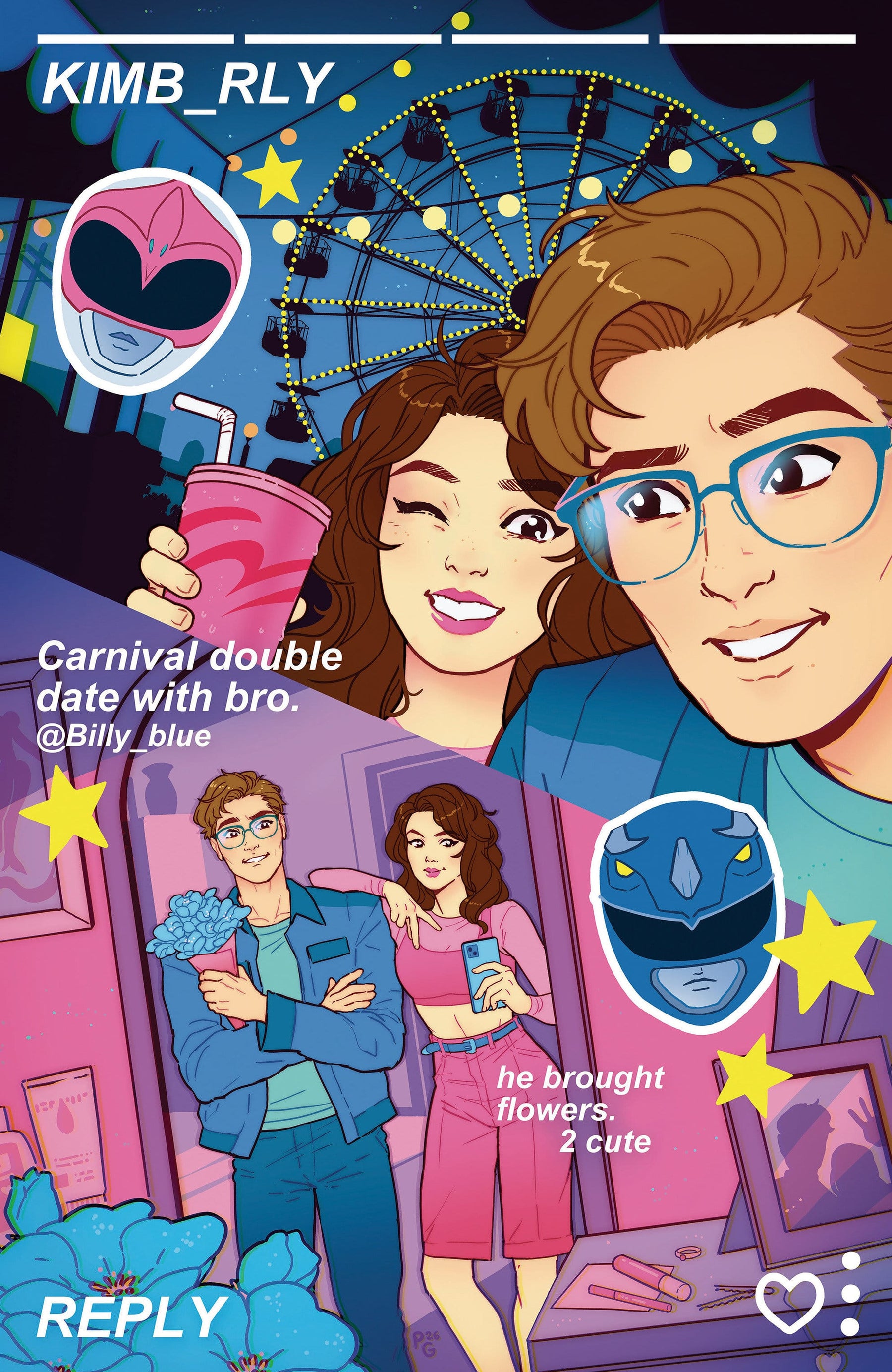 Mighty Morphin Power Rangers (2026) #4 G 1:20 INCV Variant (Full Art, Ganucheau) (Release Date: 09/23/2026)
