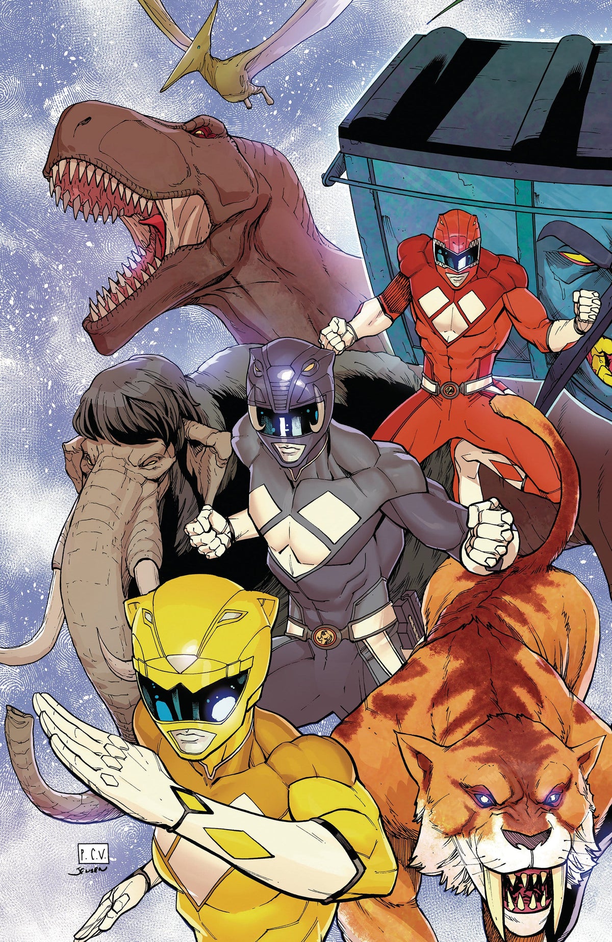 Boom Entertainment Comic Books > Incentives Mighty Morphin Power Rangers (2026) #6 F 1:10 INCV Foil Variant (Full Art, Foil, Sevy) (Release Date: 11/25/2026) 84428401334506061 PRH-84428401334506061