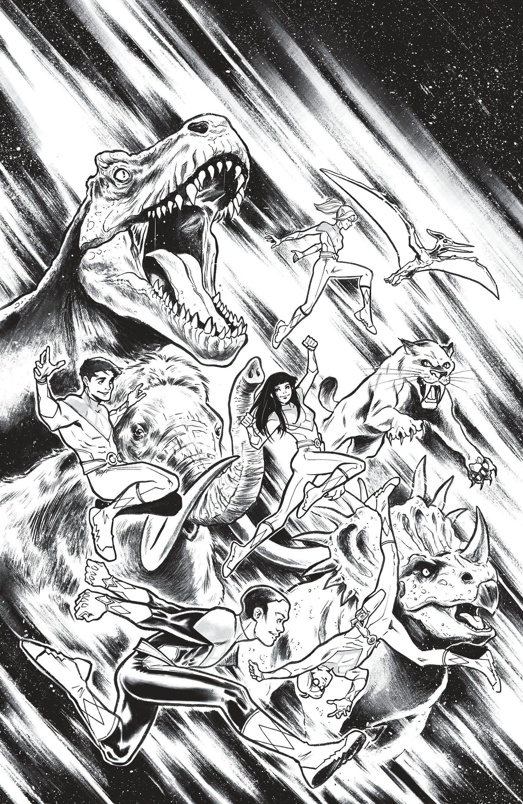 Mighty Morphin Power Rangers (2026) #6 H 1:25 INCV Variant (Full Art, Campana) (Release Date: 11/25/2026)