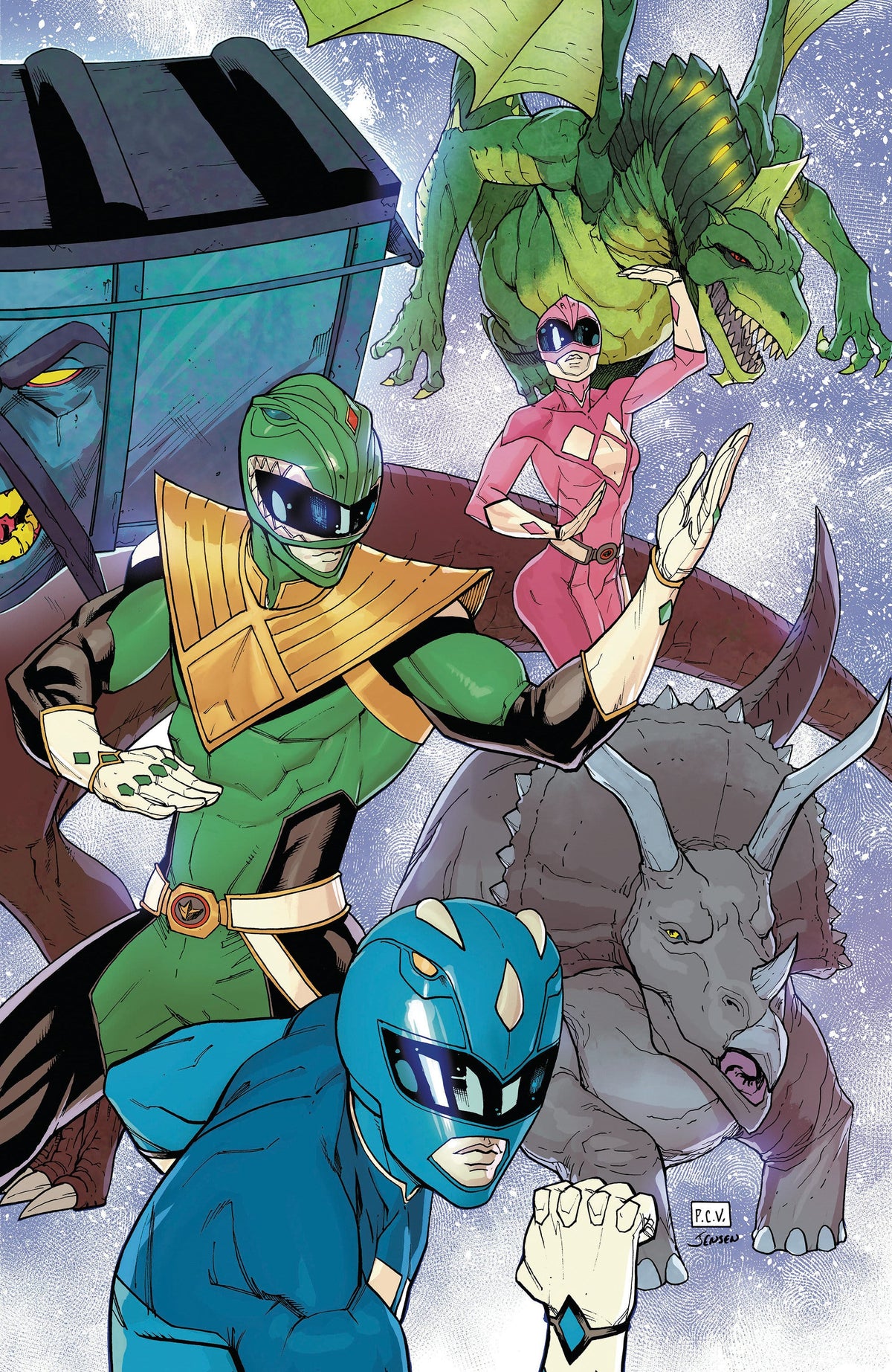 Boom Entertainment Comic Books > Incentives Mighty Morphin Power Rangers (2026) #7 F 1:10 INCV Foil Variant (Full Art, Foil, Sevy) (Release Date: 12/30/2026) 84428401334507061 PRH-84428401334507061