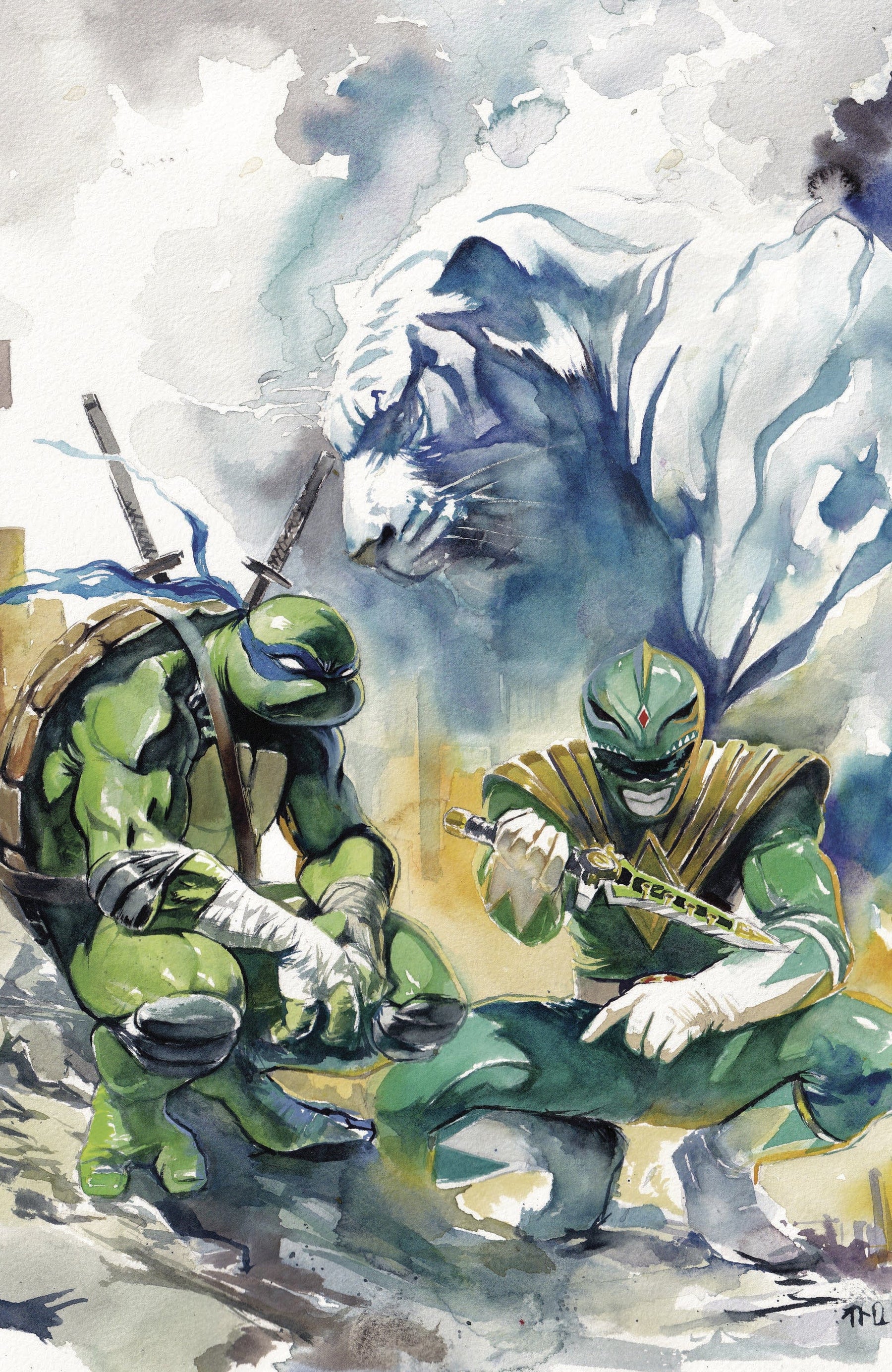 Mighty Morphin Power Rangers/Teenage Mutant Ninja Turtles III #4 I 1:150 INCV (Full Art, Di Nicuolo)