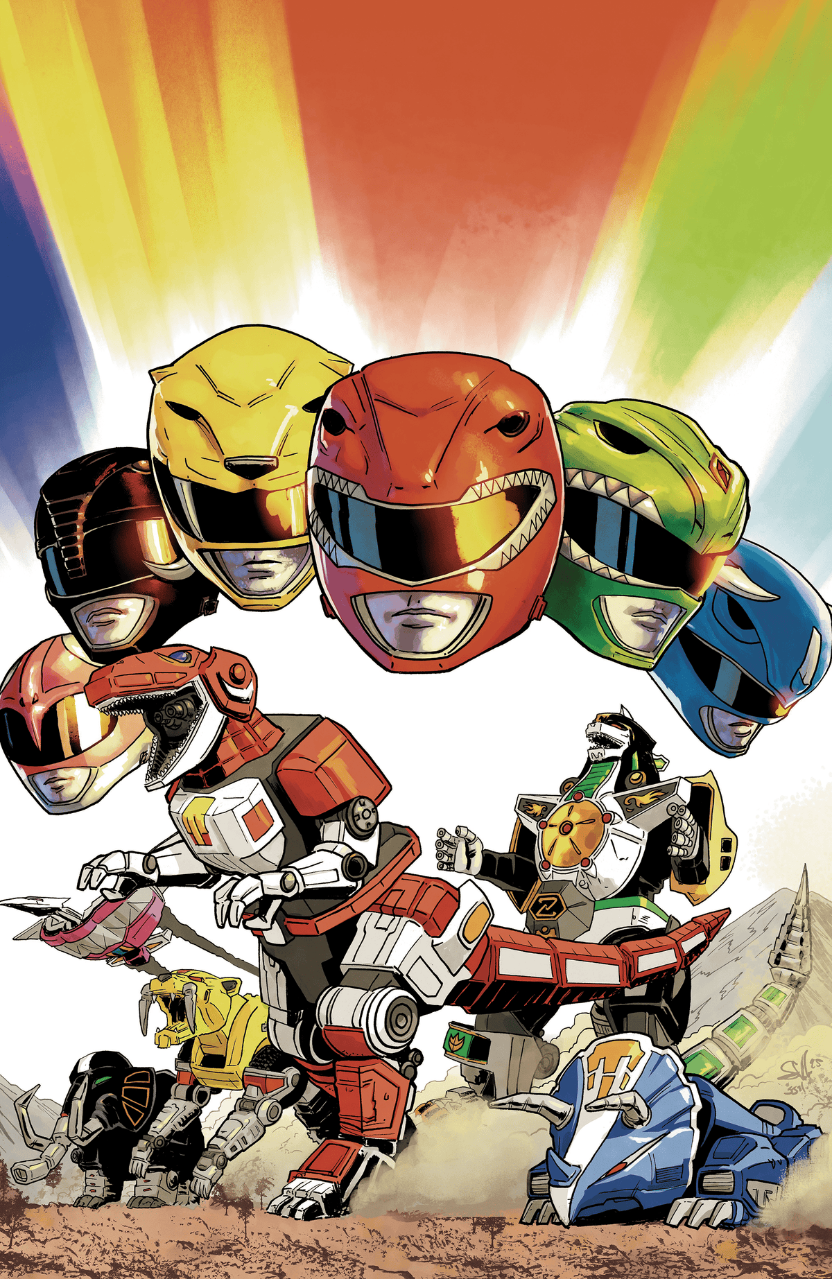 Boom Entertainment Comic Books > Incentives Mighty Morphin Power Rangers: Zord Quest #1 E 1:15 INCV (Full Art, Von Gorman) 84428401294201051 PRH-84428401294201051