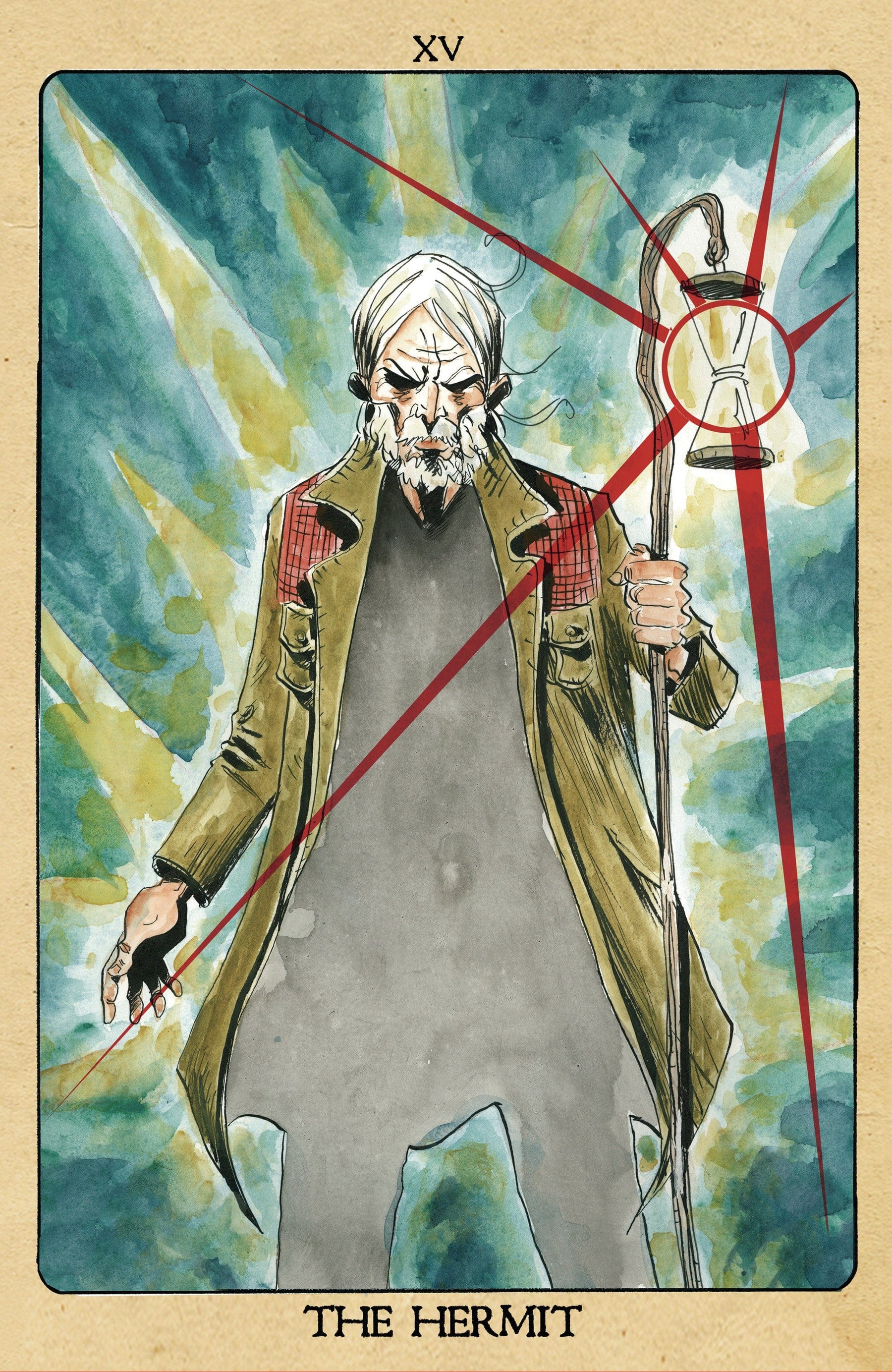Minor Arcana #15 C 1:10 INCV Tarot Card Variant (Full Art, Lemire)