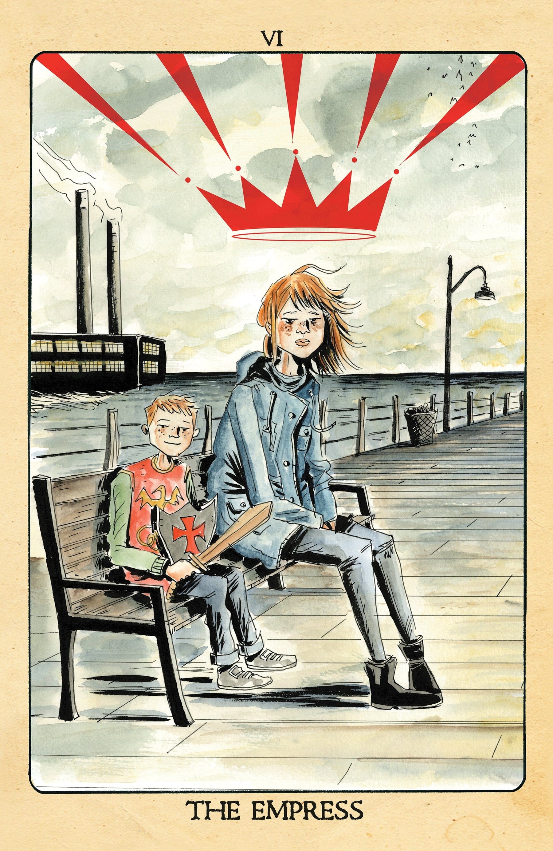 Minor Arcana #6 D 1:10 INCV Tarot Card Variant