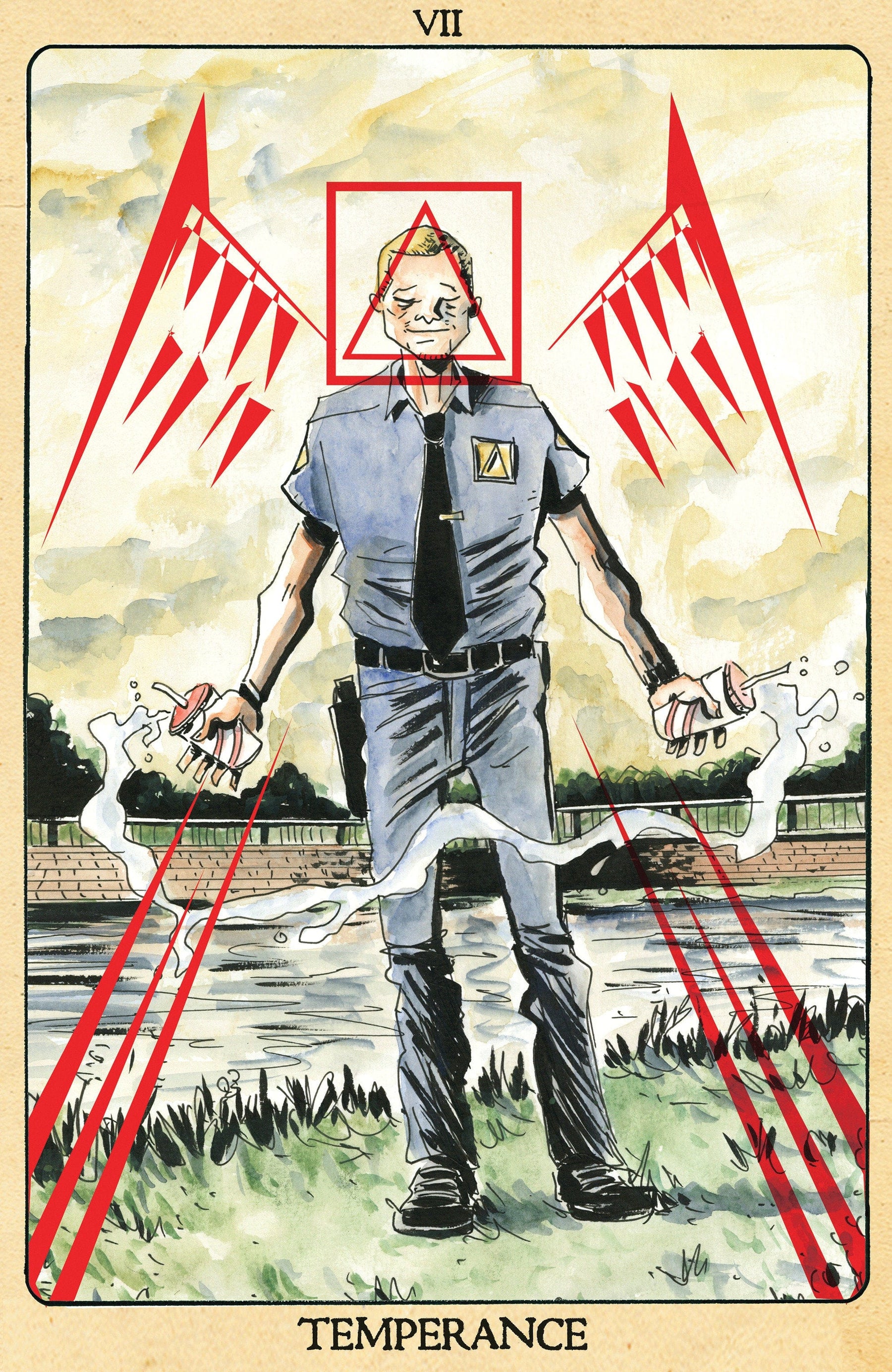 Minor Arcana #7 D 1:10 INCV Tarot Card Variant