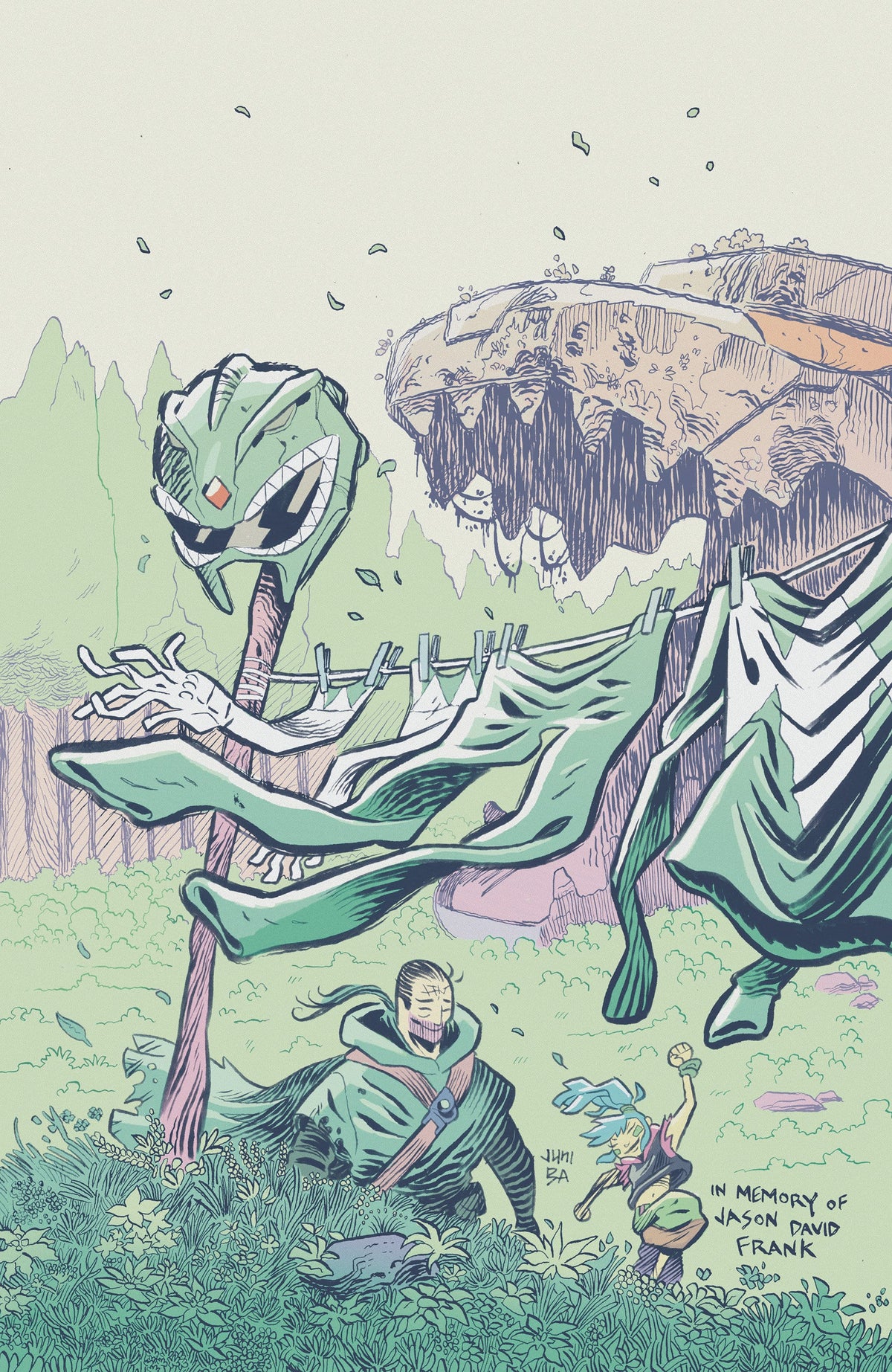 Boom Entertainment Comic Books > Incentives Power Rangers Green #1 H 1:20 INCV Variant (Full Art, Ba) (Release Date: 08/05/2026) 84428401346801081 PRH-84428401346801081