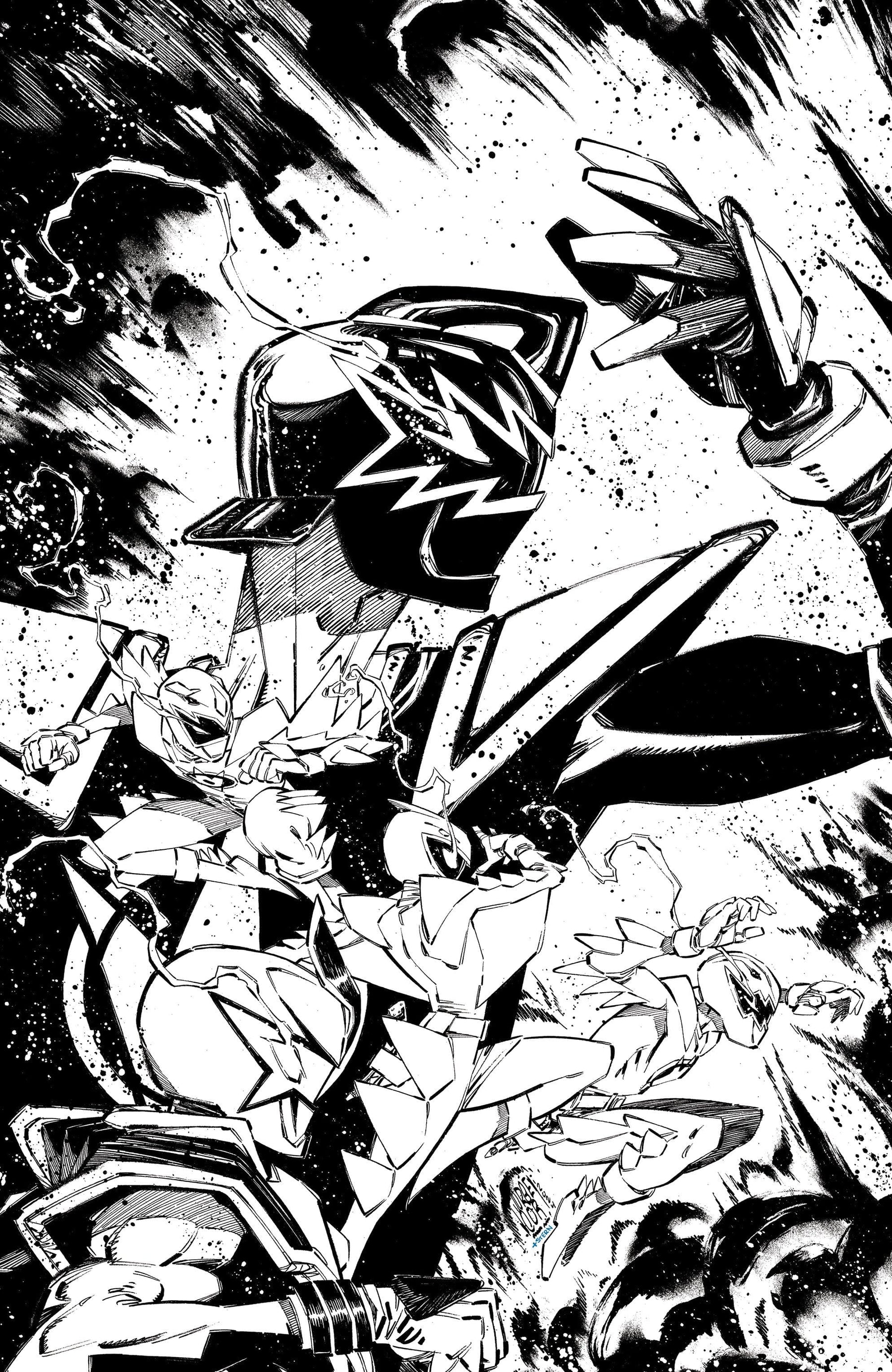 Power Rangers Prime #10 D 1:10 INCV (Full Art, Corona)