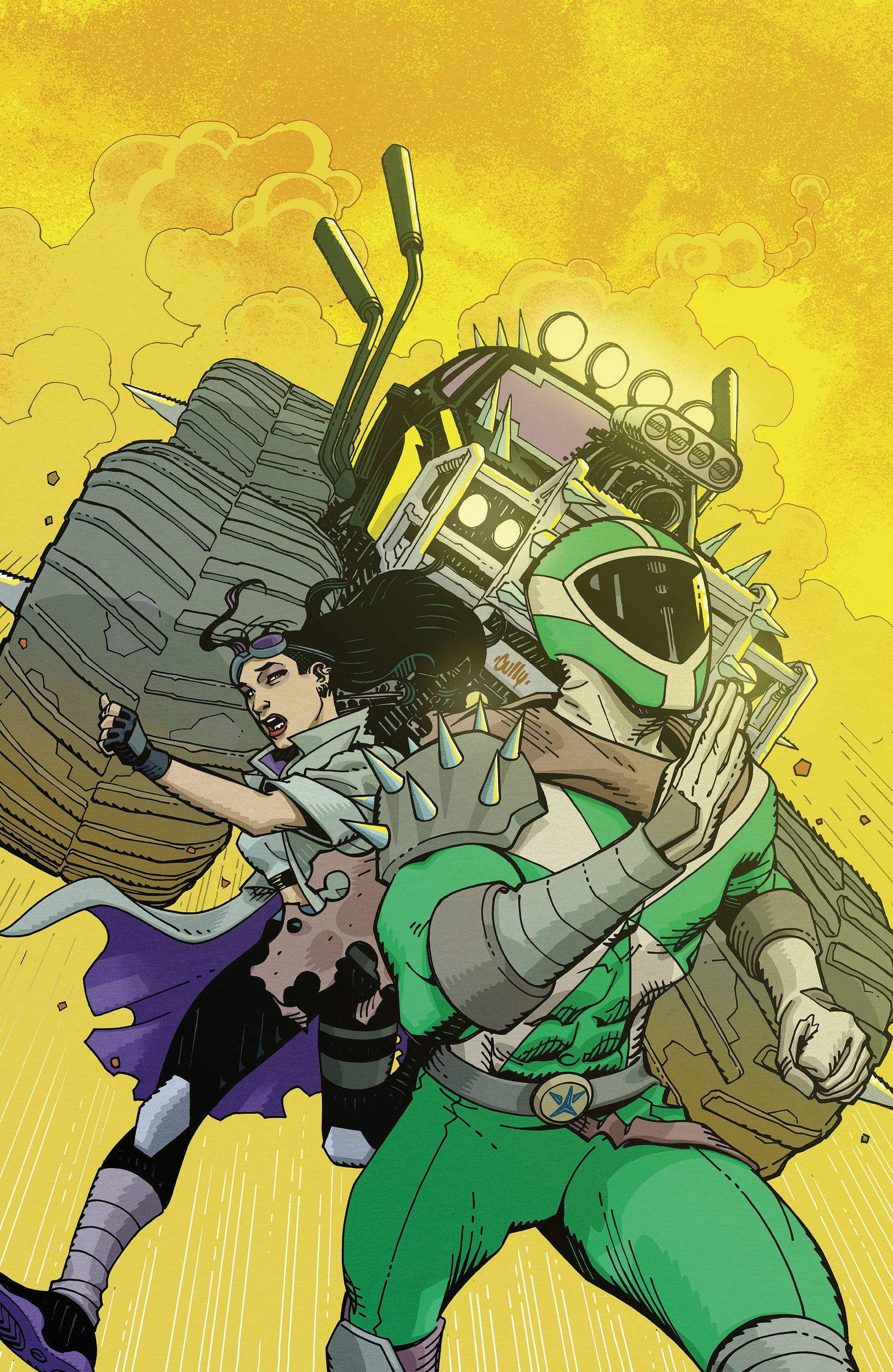 Power Rangers Unlimited #4 E 1:10 INCV Foil Variant (Full Art, Foil, Hamner) (Release Date: 10/14/2026)