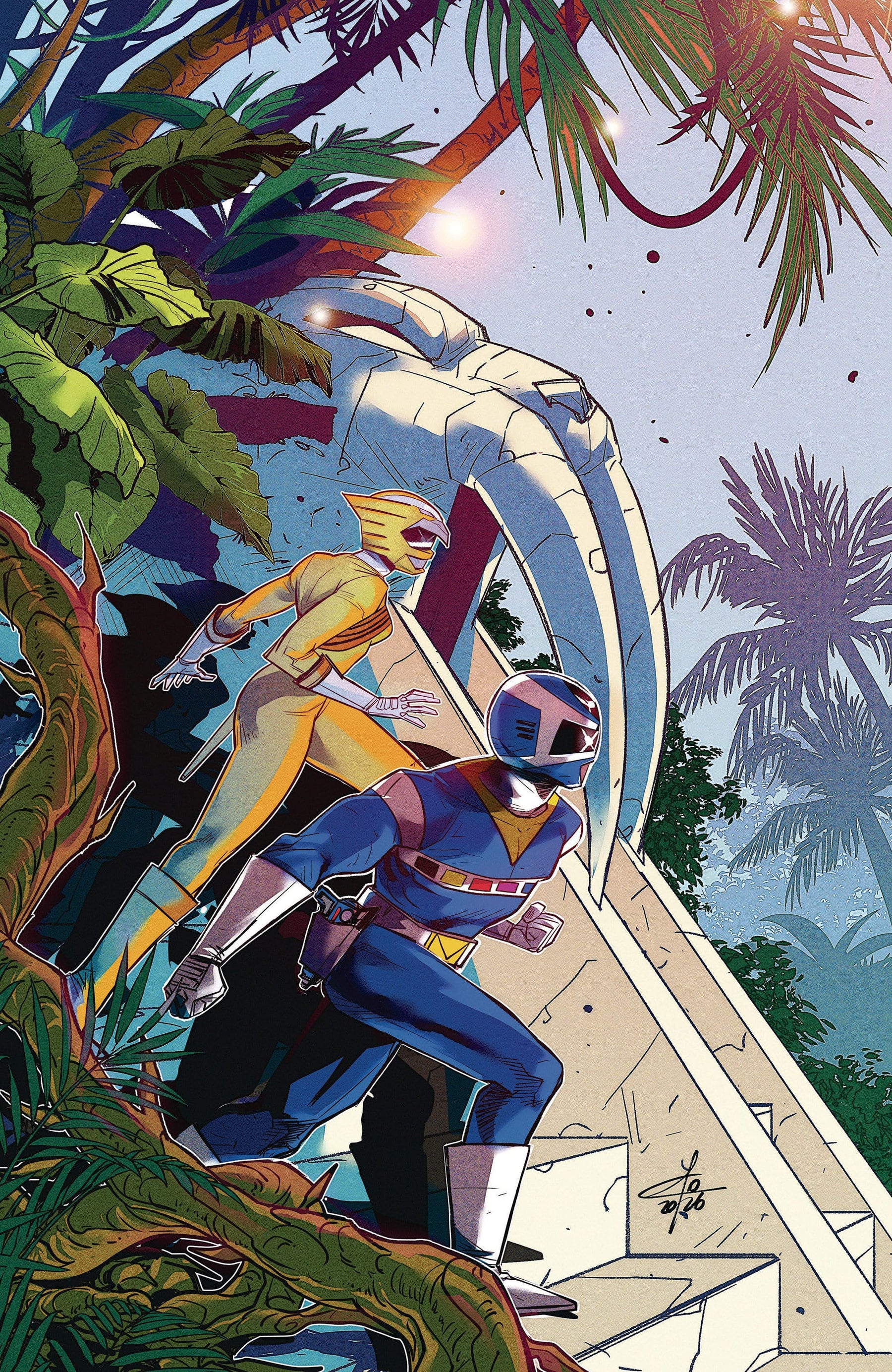 Power Rangers Unlimited #5 E 1:10 INCV Foil Variant (Full Art, Foil, Carlini) (Release Date: 11/11/2026)