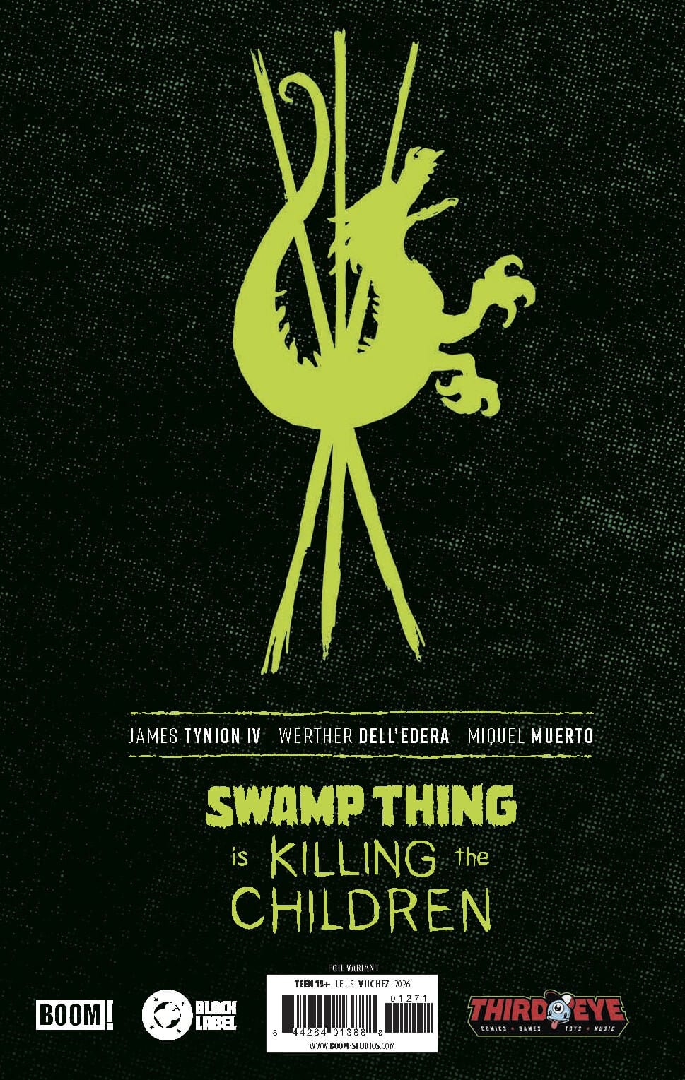 Boom Entertainment Comic Books > Incentives SWAMP THING IS KILLING THE CHILDREN #1 THIRD EYE SUSPIRIA VIRGIN EXCLUSIVE - LTD TO 400 WORLDWIDE TE-PRH-84428401388801011-VIRGIN-EXCLUSIVE