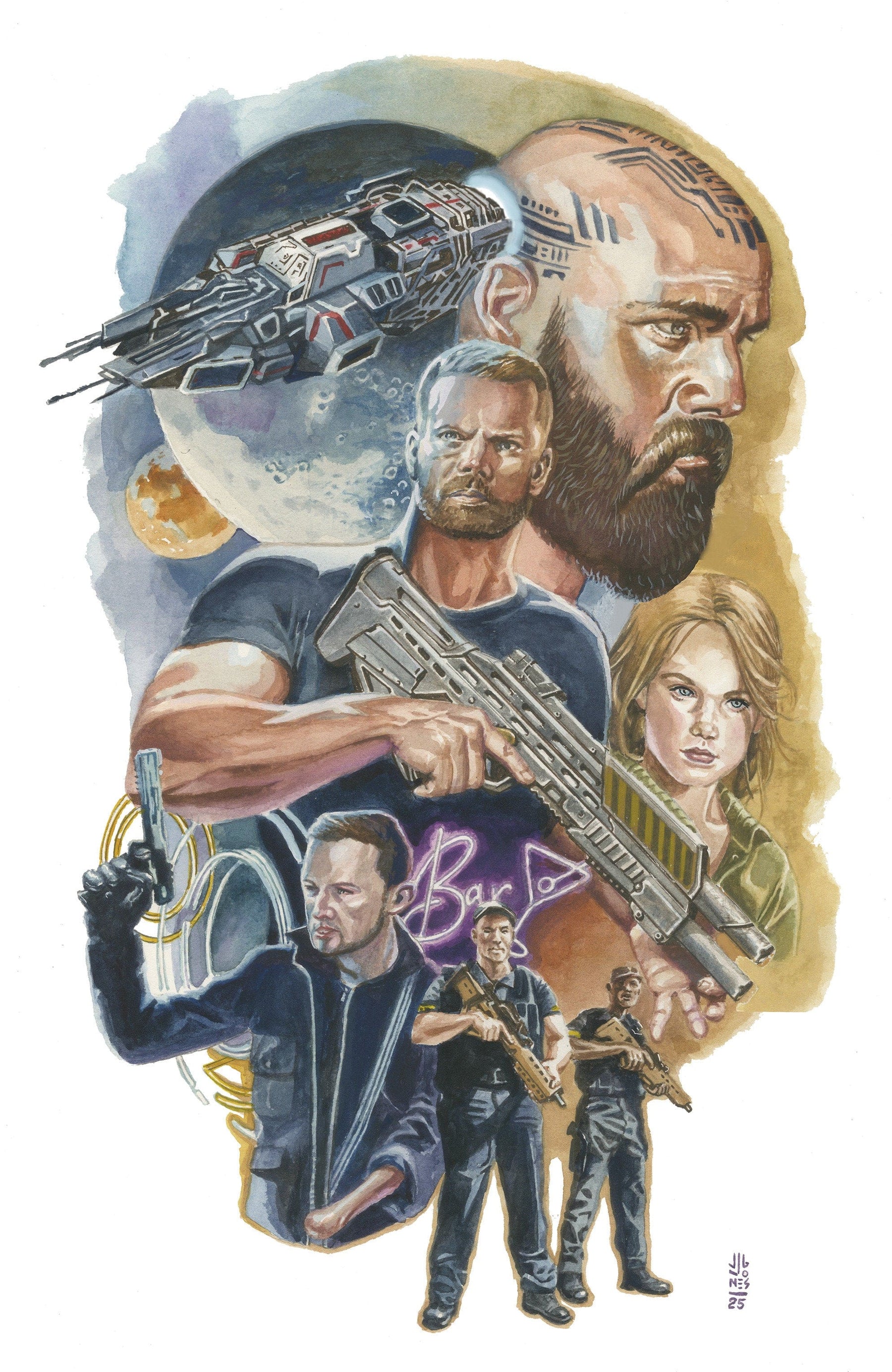 The Expanse: A Little Death #4 D 1:15 INCV (Full Art, Jones)