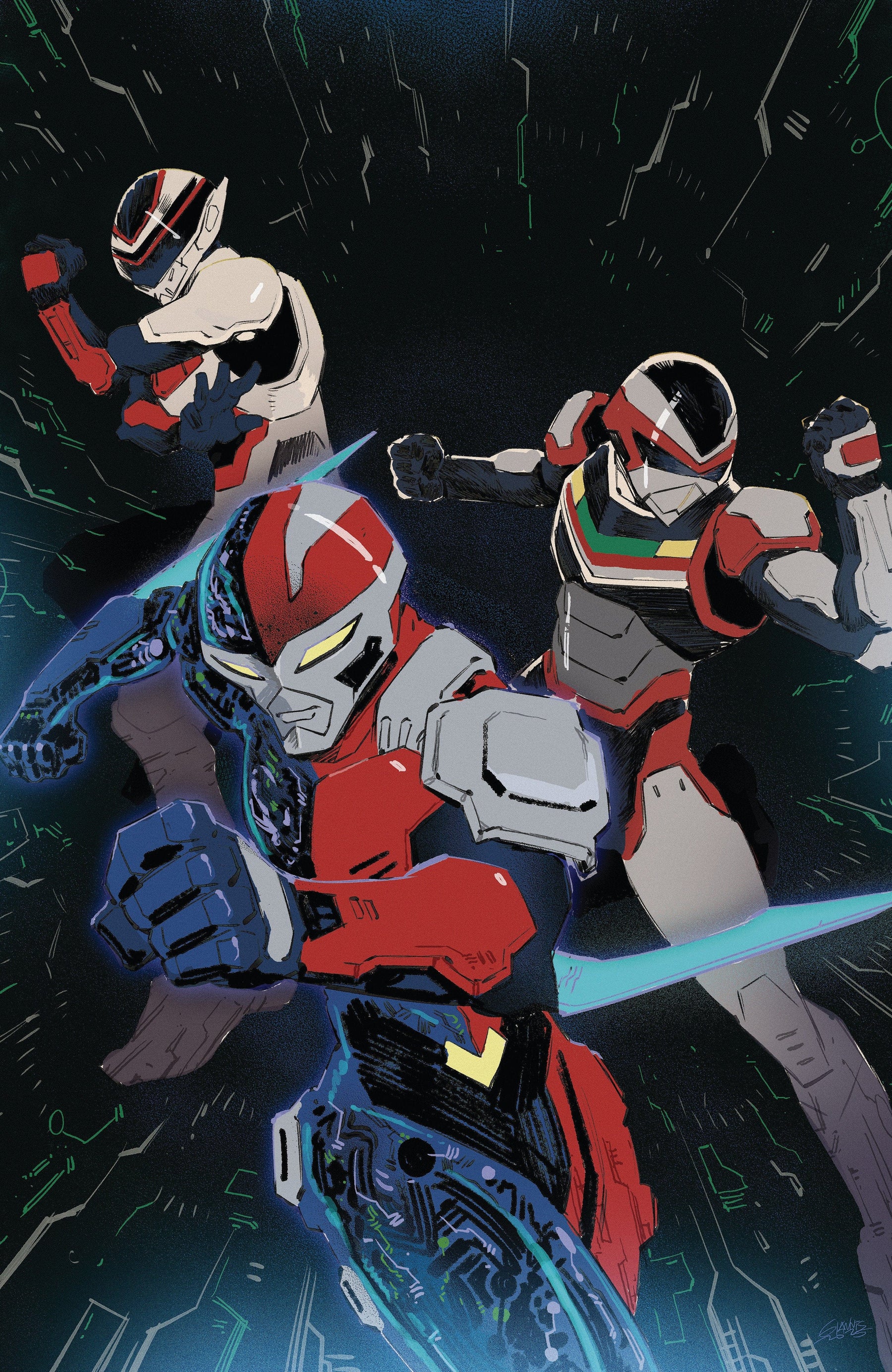 VR Troopers #3 E 1:25 INCV (Full Art, Milne)