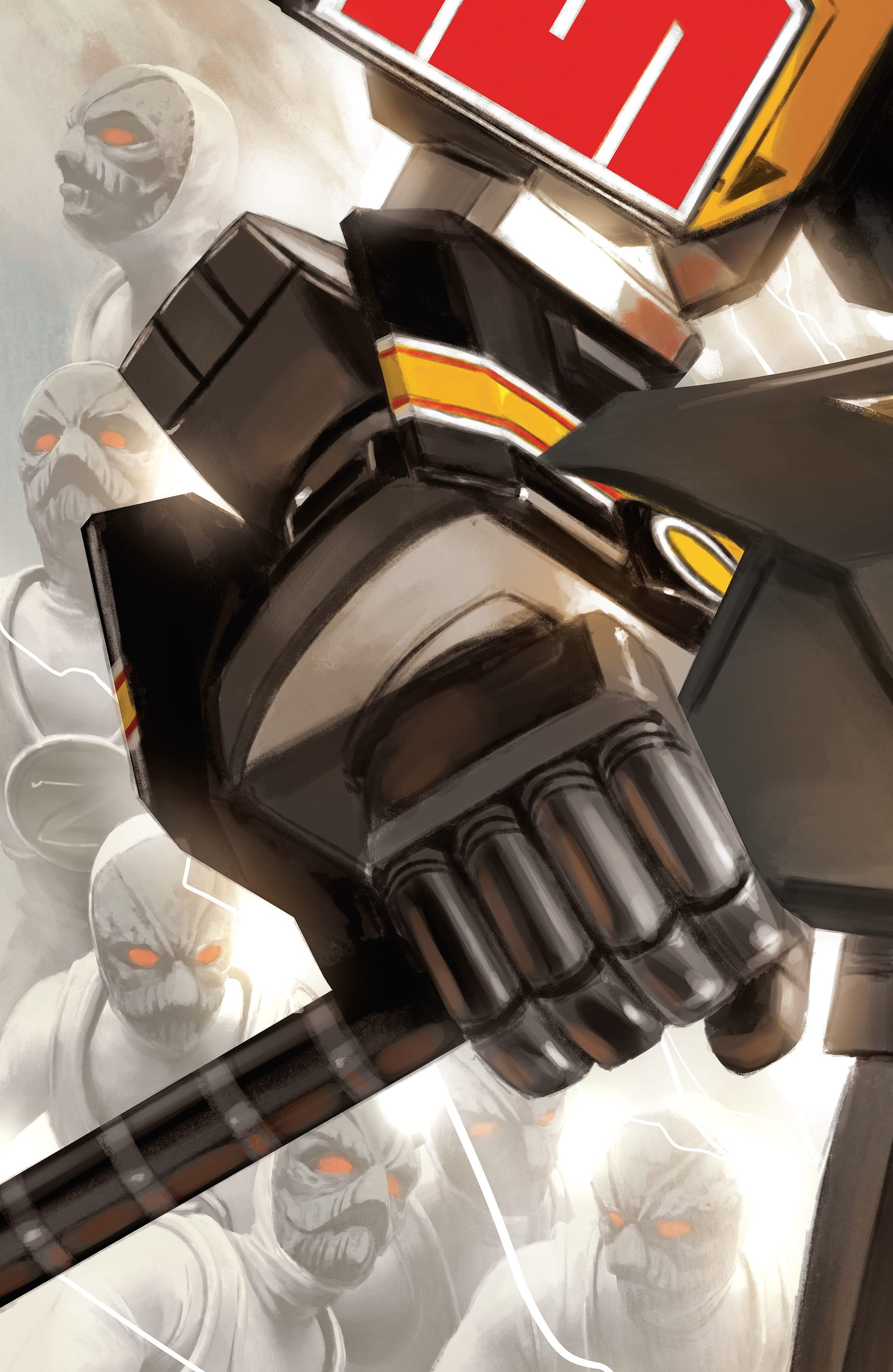 Mighty Morphin Power Rangers (2026) #4 C Megazord Card Stock Connecting Variant (Full Art, Mercado) (Release Date: 09/30/2026)