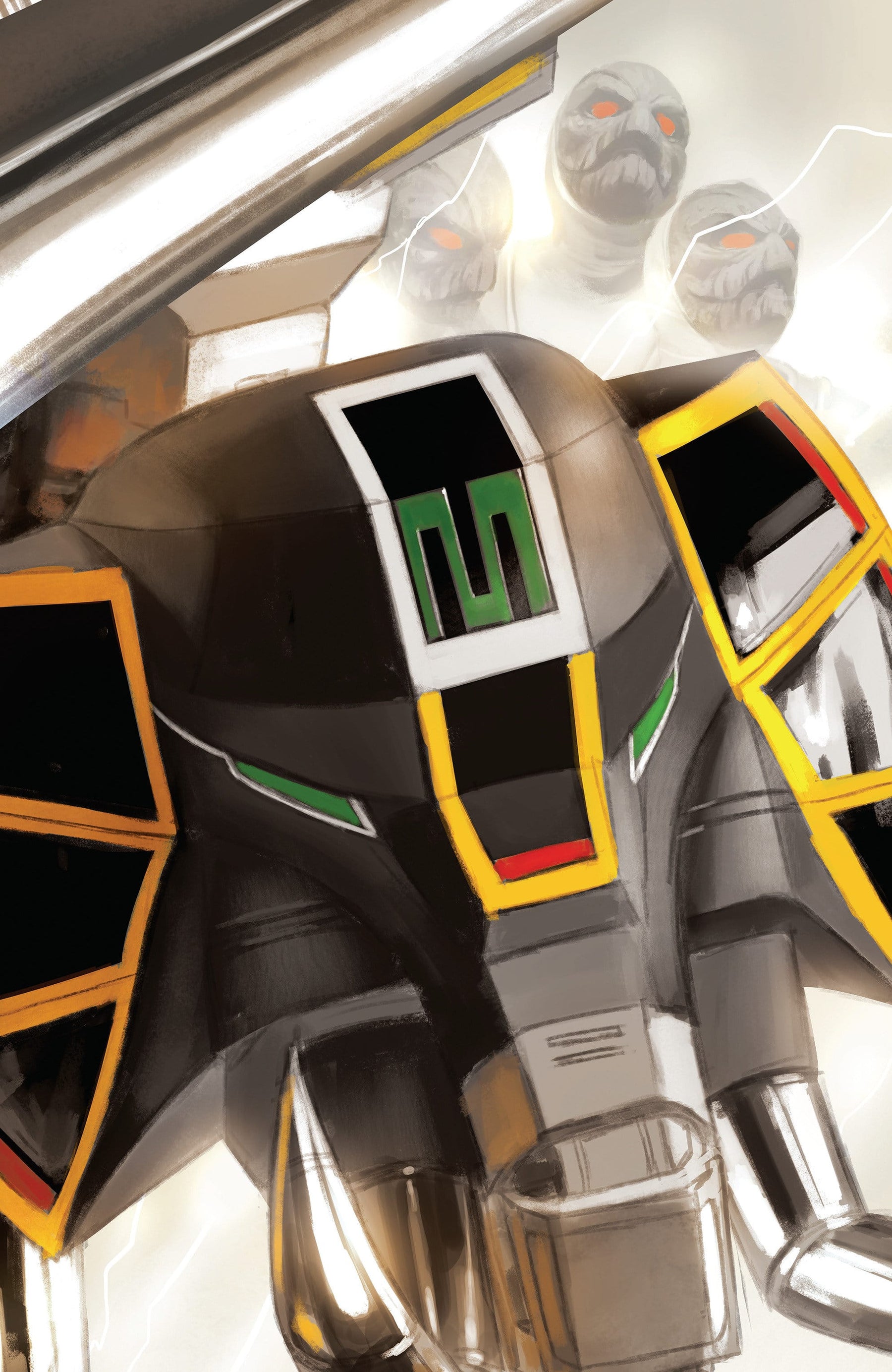 Mighty Morphin Power Rangers (2026) #6 C Megazord Card Stock Connecting Variant (Full Art, Mercado) (Release Date: 11/25/2026)