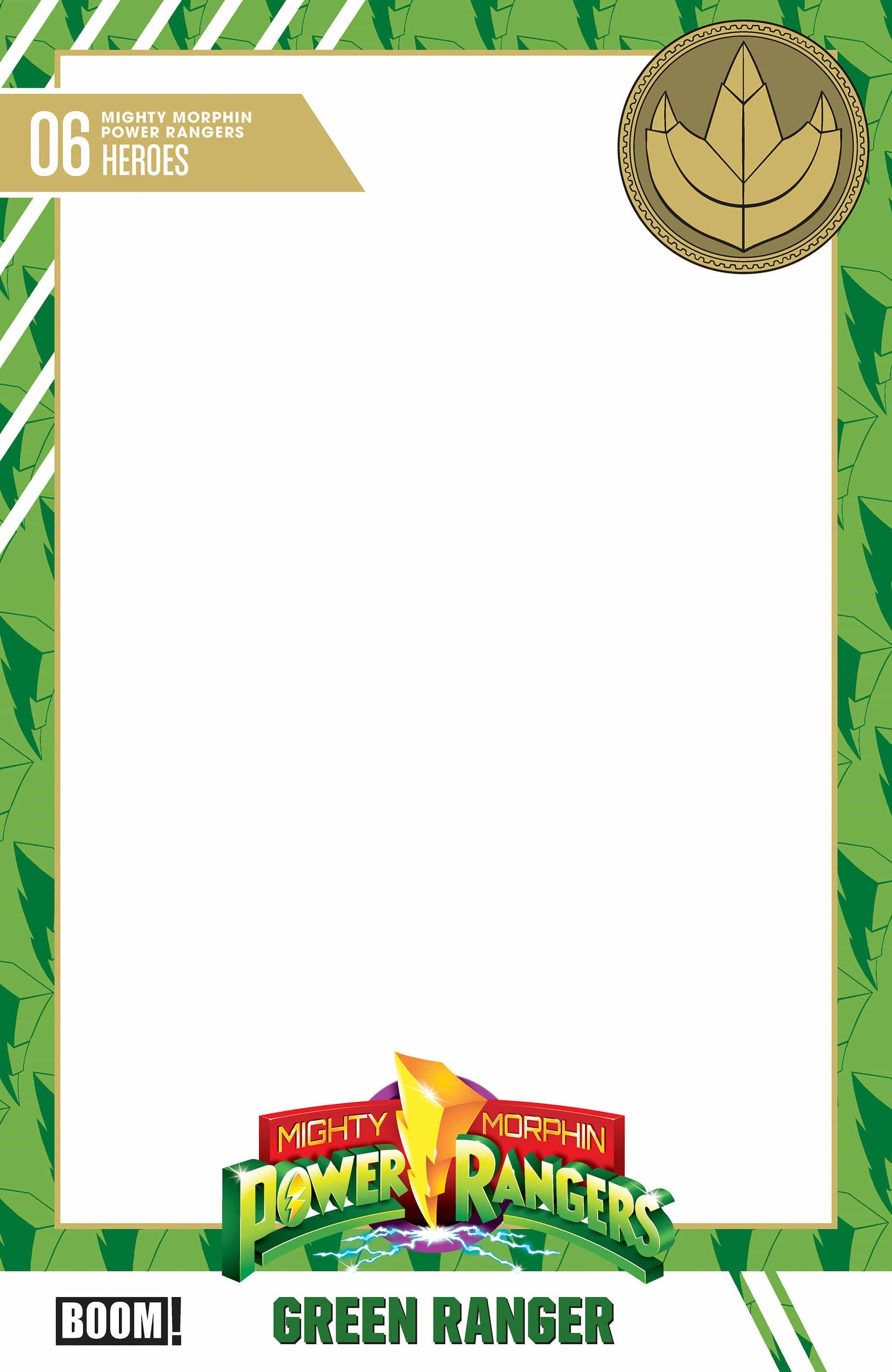 Mighty Morphin Power Rangers (2026) #6 D Trading Card Blank Sketch Variant (Release Date: 11/25/2026)