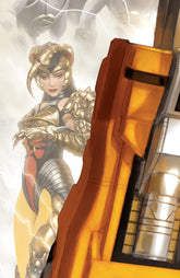 Boom Entertainment Comic Books Mighty Morphin Power Rangers (2026) #7 C Megazord Card Stock Connecting Variant (Full Art, Mercado) (Release Date: 12/30/2026) 84428401334507031 PRH-84428401334507031