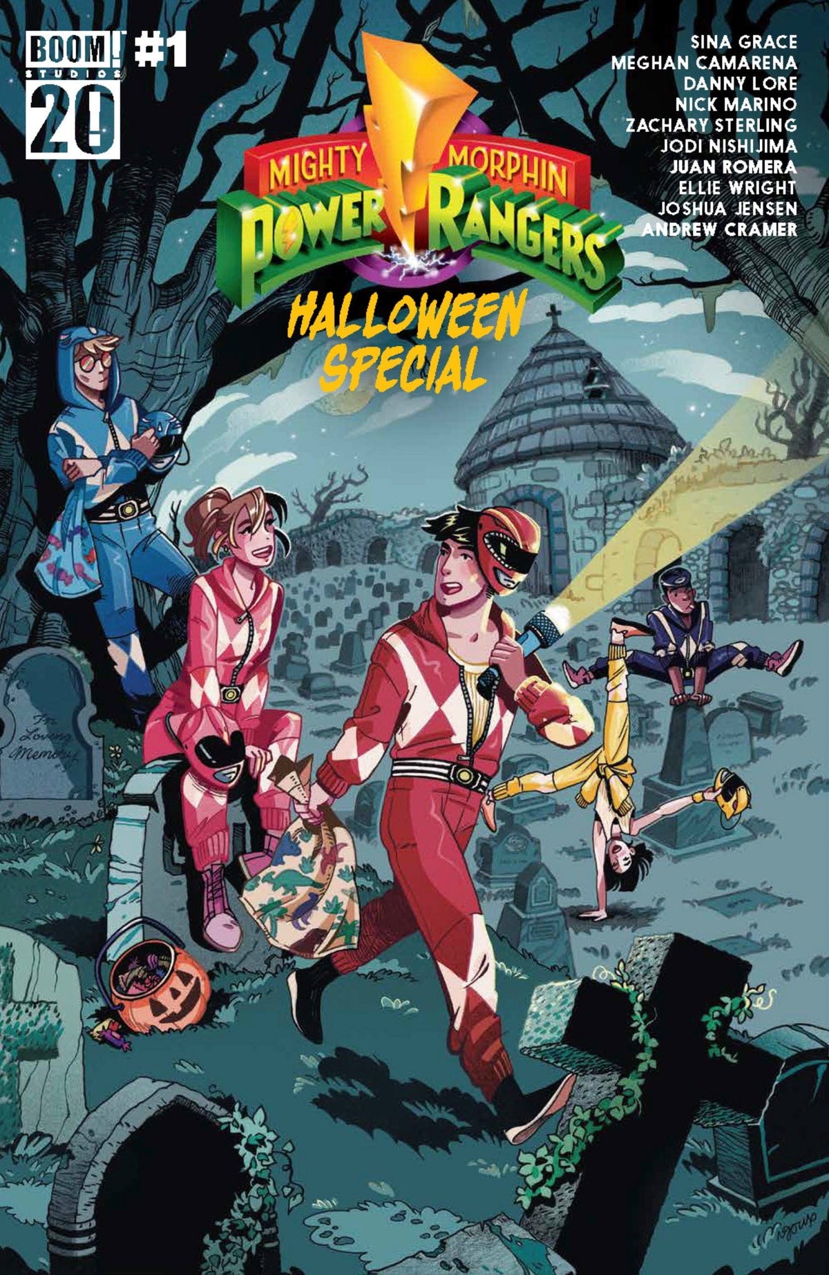 Boom Entertainment Comic Books Mighty Morphin Power Rangers Halloween Special #1 B Variant (Dressed, Goux) 84428401289801021 PRH-84428401289801021