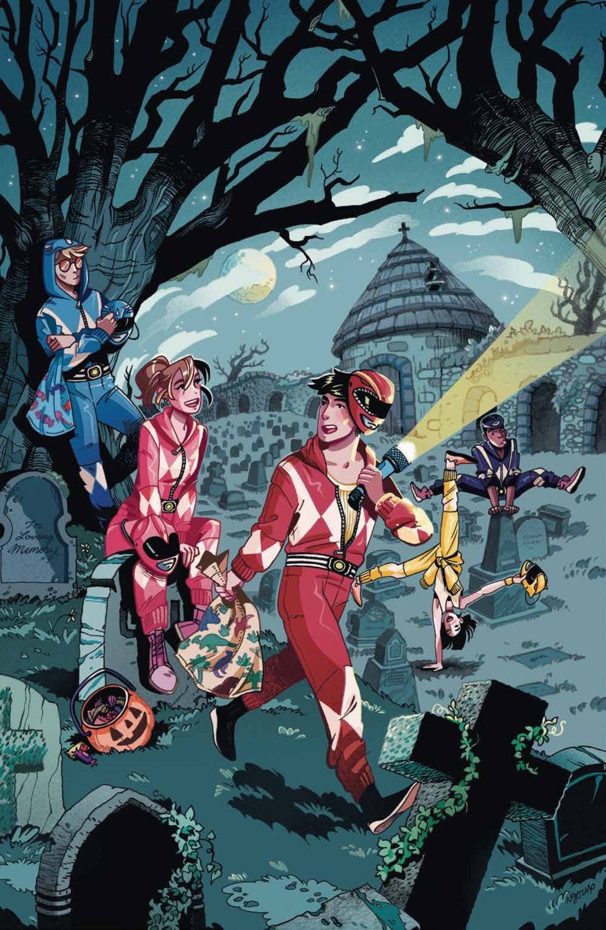 Boom Entertainment Comic Books Mighty Morphin Power Rangers Halloween Special #1 F Unlimited Variant (Full Art, Goux) 84428401289801061 PRH-84428401289801061