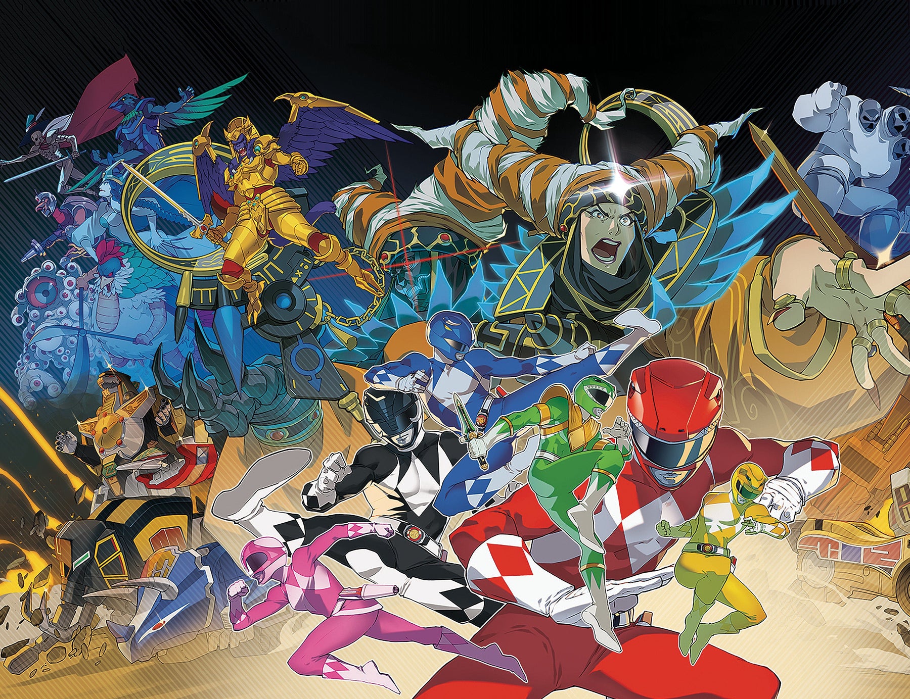 Mighty Morphin Power Rangers: Rita's Rewind #1 C Variant (Full Art, Foil, GAME ART)